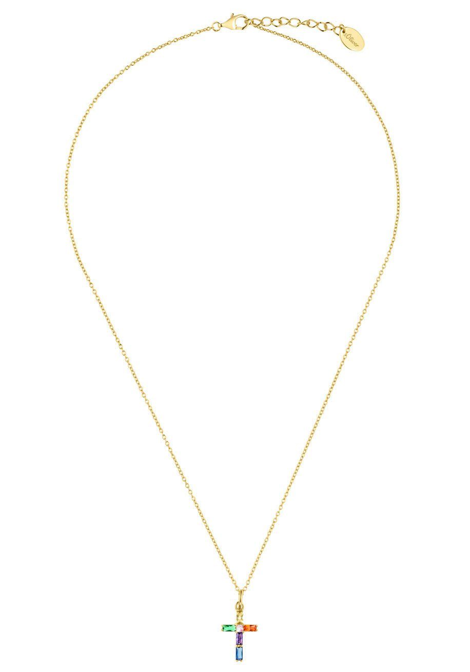 s.Oliver Kette mit Anhänger Halskette Kreuz günstig online kaufen