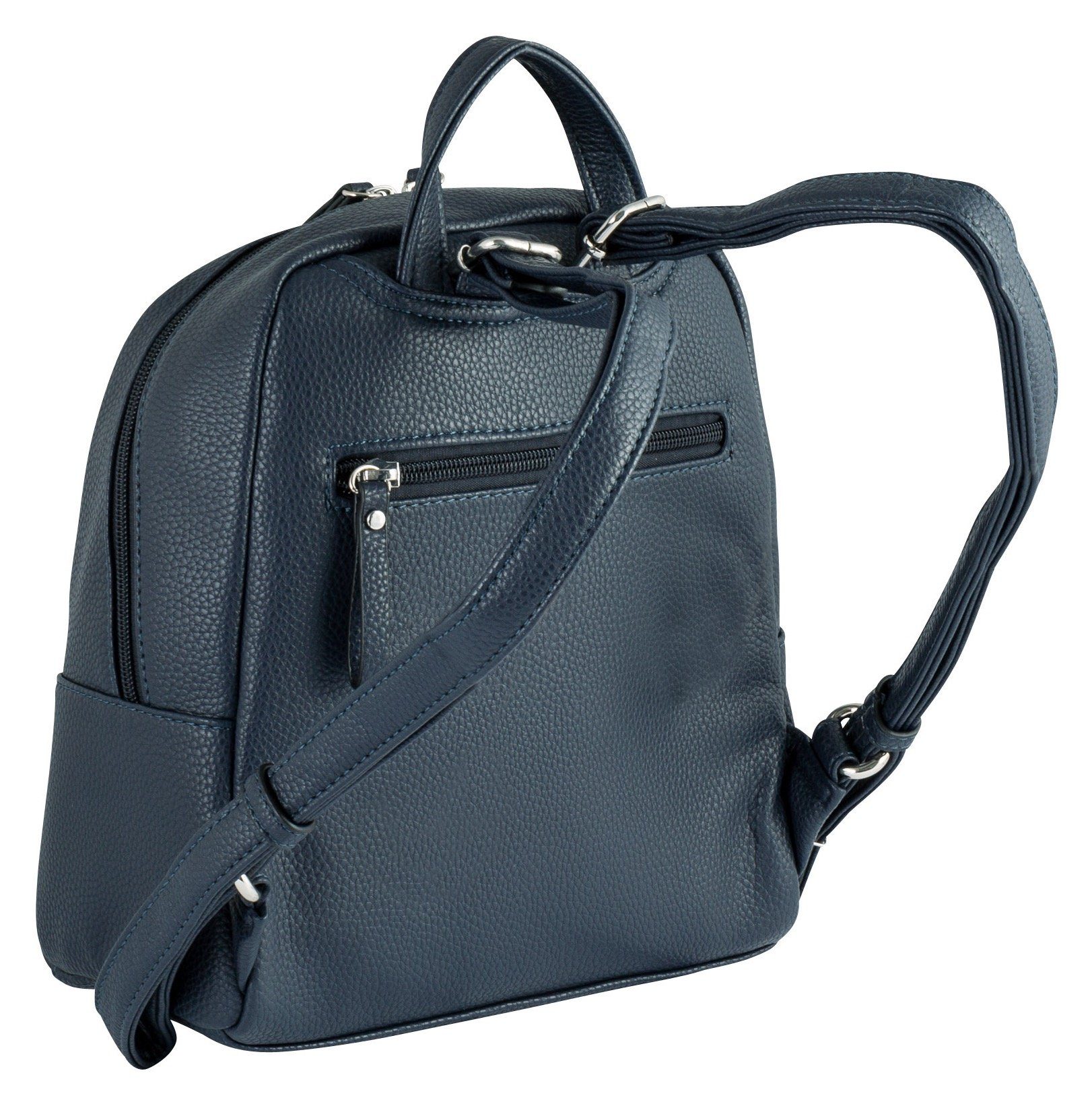 TOM TAILOR Rucksack Tinna, Kleiner lässiger und sportiver Rucksack mit Kurzgriff