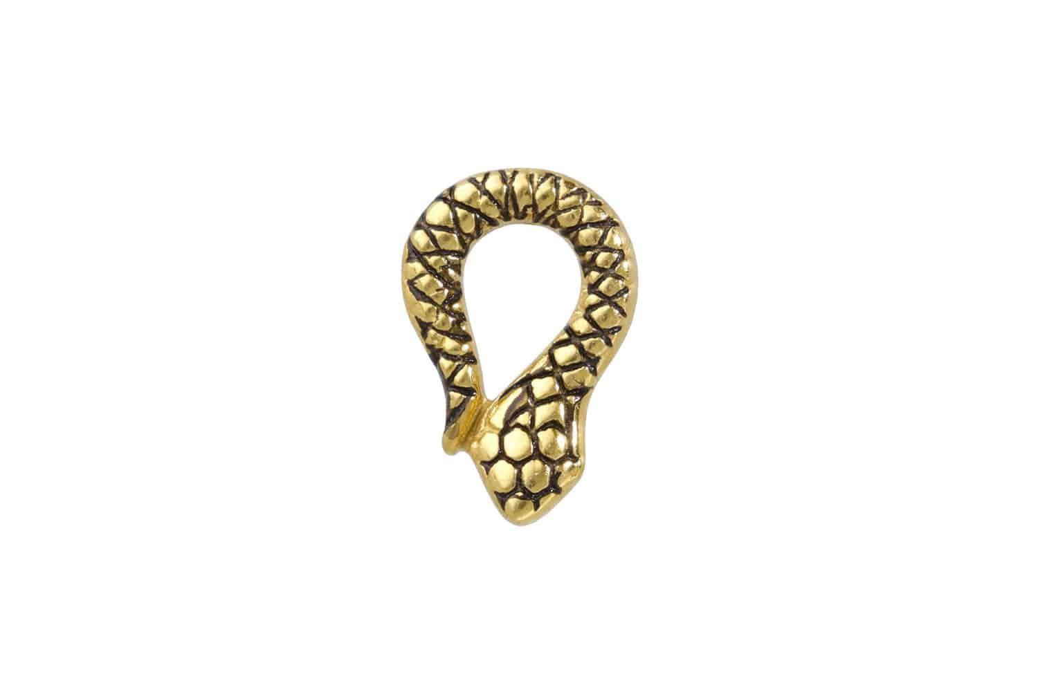Piercing-Set Chirurgenstahl Anhänger für Clicker SCHLANGE