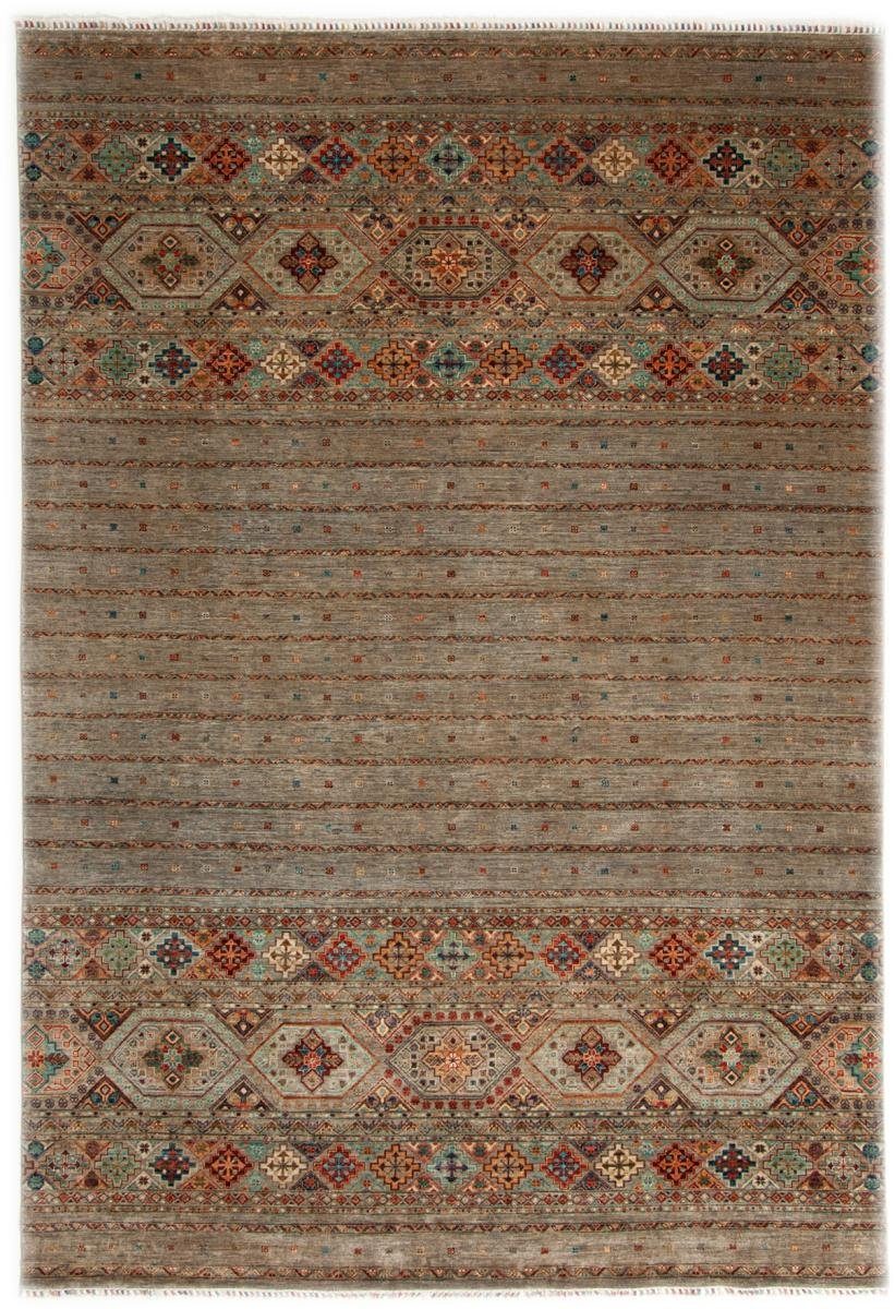 Orientteppich Arijana Shaal 245x346 Handgeknüpfter Orientteppich, Nain Trading, rechteckig, Höhe: 5 mm