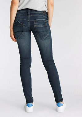Herrlicher Slim-fit-Jeans »PITCH SLIM ORGANIC DENIM« mit extra tiefen Taschen für einen unverkennbaren Blaustoff-Herrlicher-Look