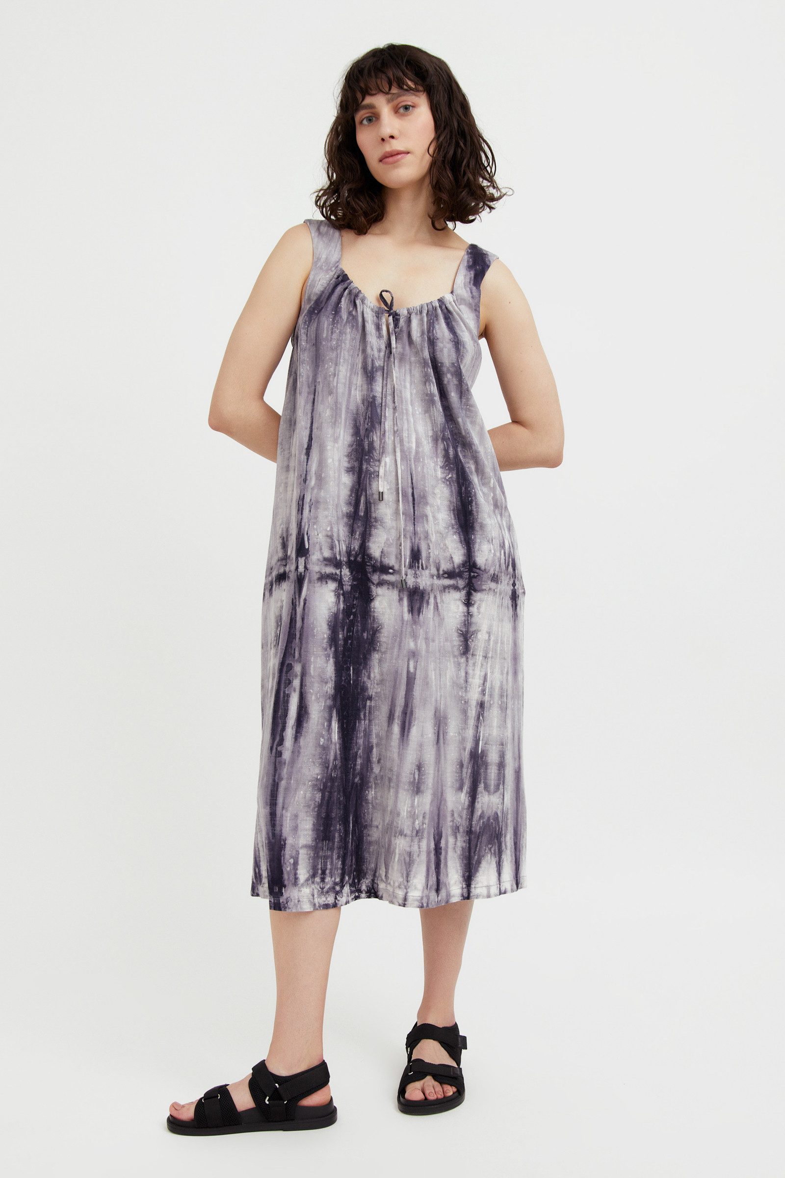 Finn Flare Sommerkleid Batikzauber im auffälligen Batik-Look