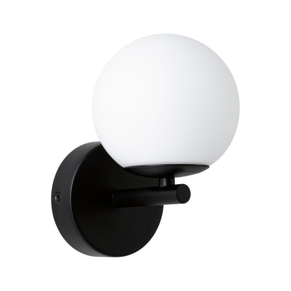 Paulmann Spiegelleuchte LED Wandleuchte IP44, 5W fest Angabe, Badleuchte, in Schwarz-matt Weiß Lampen Badezimmer und keine Leuchtmittel das Gove Ja, enthalten: Badezimmerlampen, verbaut, 400lm LED, für warmweiss