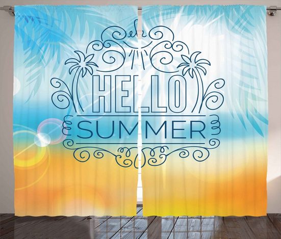 Gardine »Schlafzimmer Kräuselband Vorhang mit Schlaufen und Haken