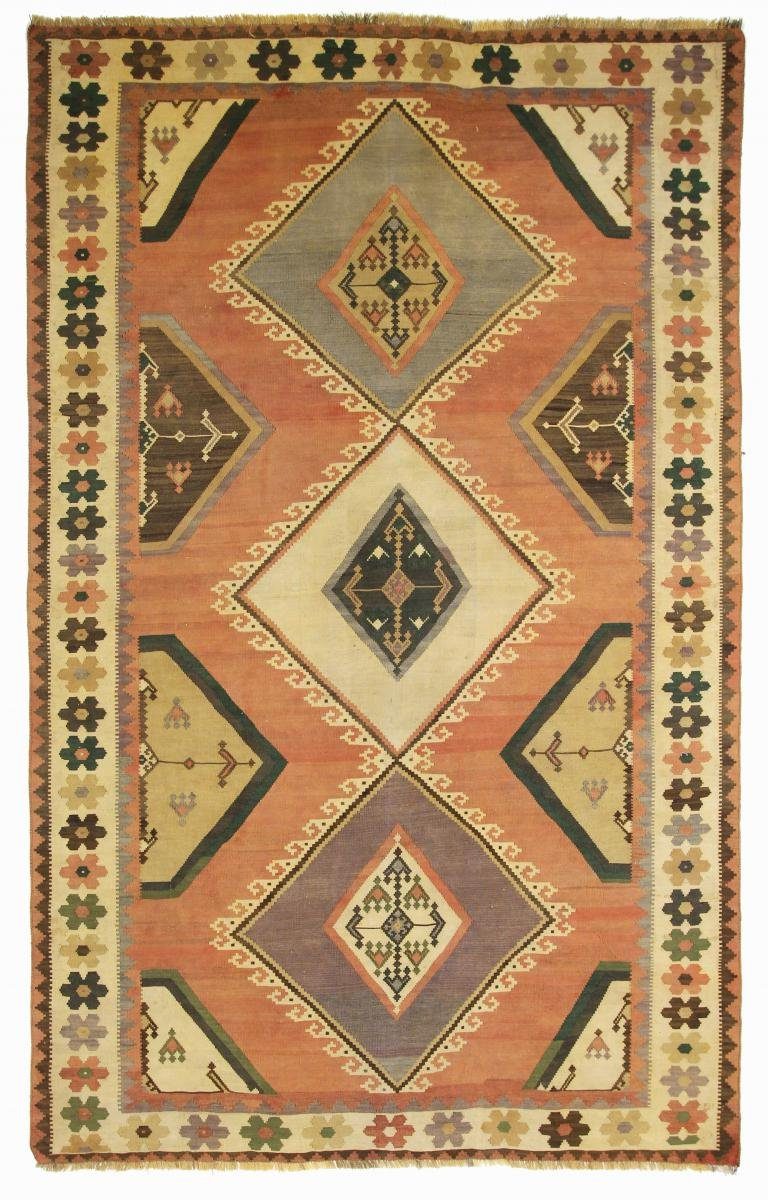 Orientteppich Kelim Fars Old Style mm Trading, Nain 172x272 Höhe: 4 Handgewebter rechteckig, Orientteppich
