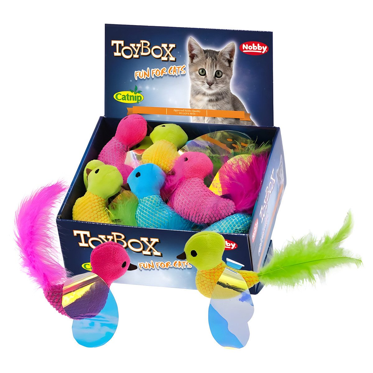 Nobby Tierkuscheltier Katzenspielzeug Plüschvogel mit Catnip günstig online kaufen