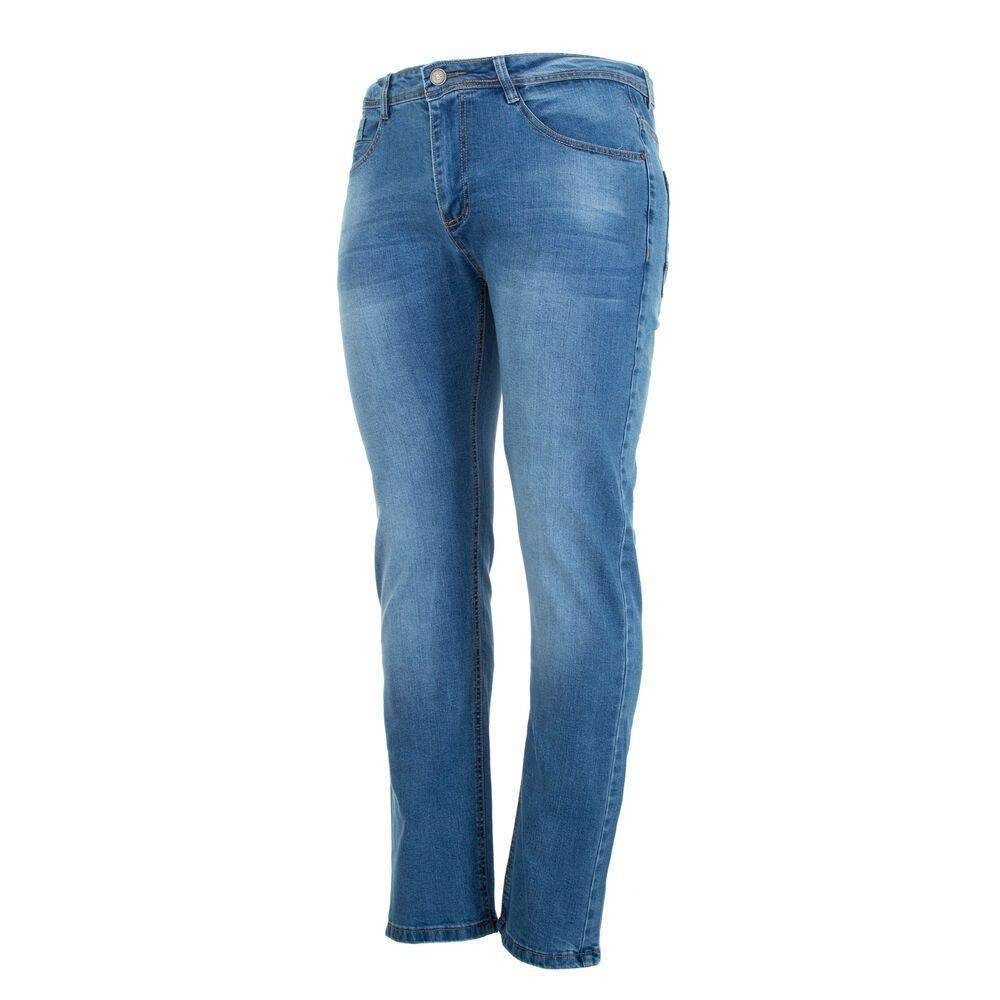 Ital-Design Stretch-Jeans Herren Blau in Stretch Jeans Freizeit Jeansstoff