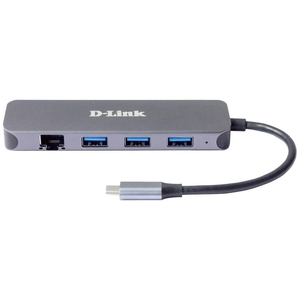 D-Link Laptop-Dockingstation 5-in-1 USB-C® Hub mit Power Delivery DUB-2334