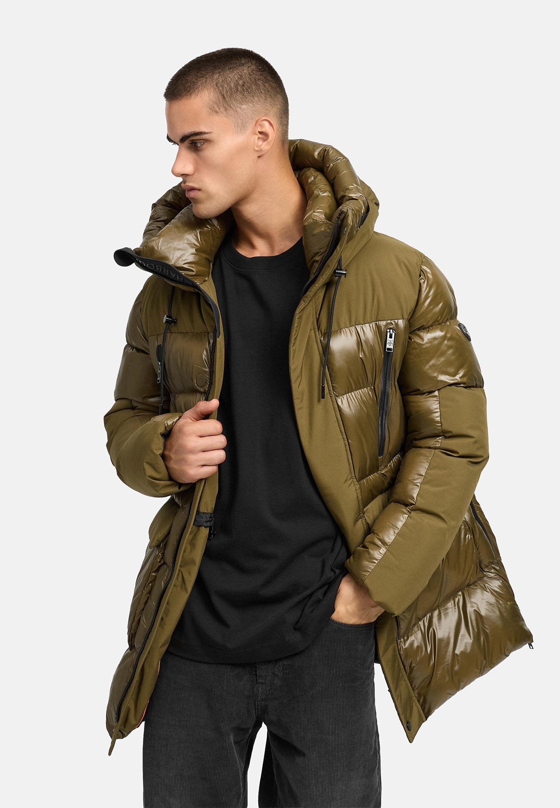 Stone Harbour Kurzmantel Nelioon XX Gesteppter Wintermantel mit Kapuze