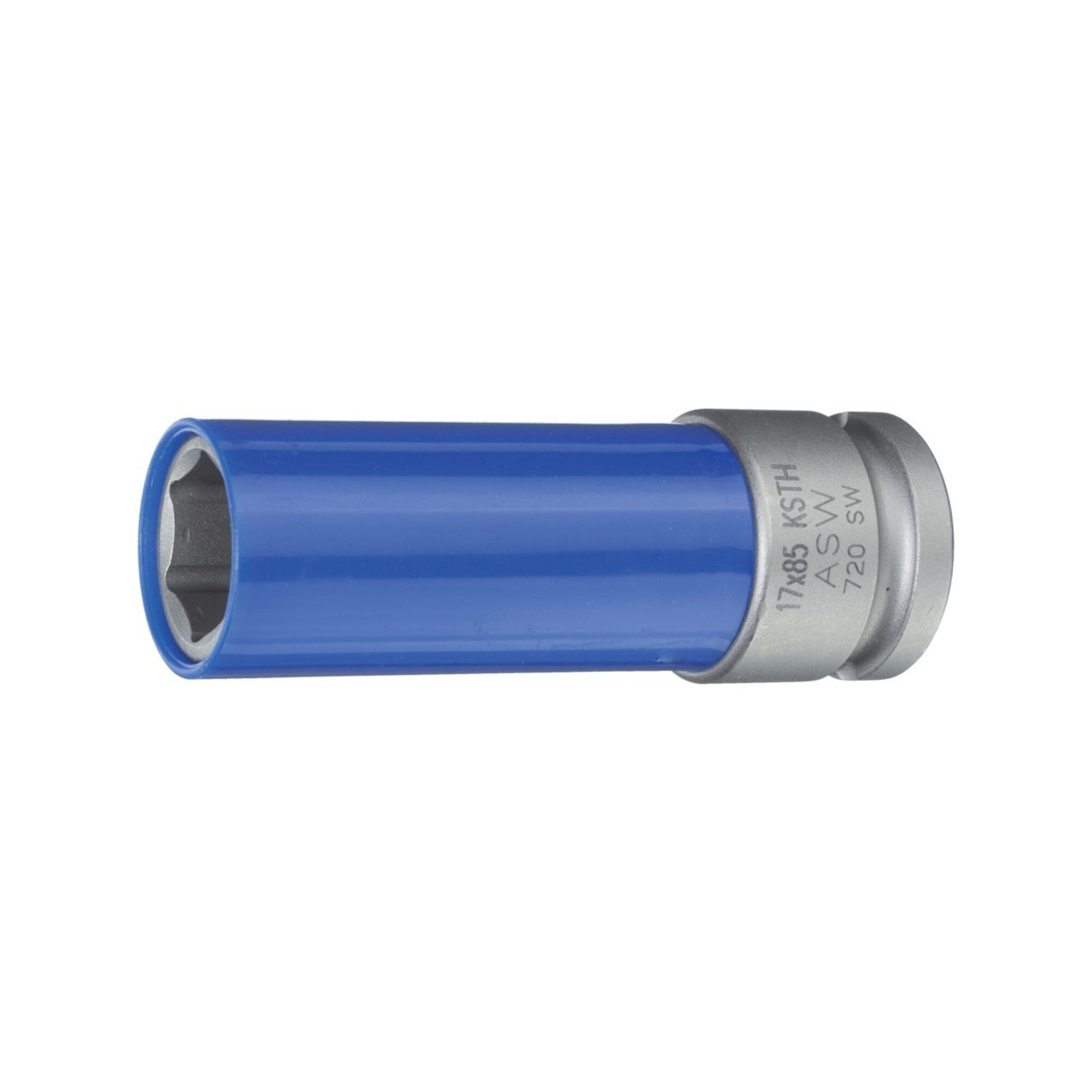 ASW ASW Kraft-Steckschlüsseleinsatz mit Kunststoff-Hülse 1/2" 17x85mm