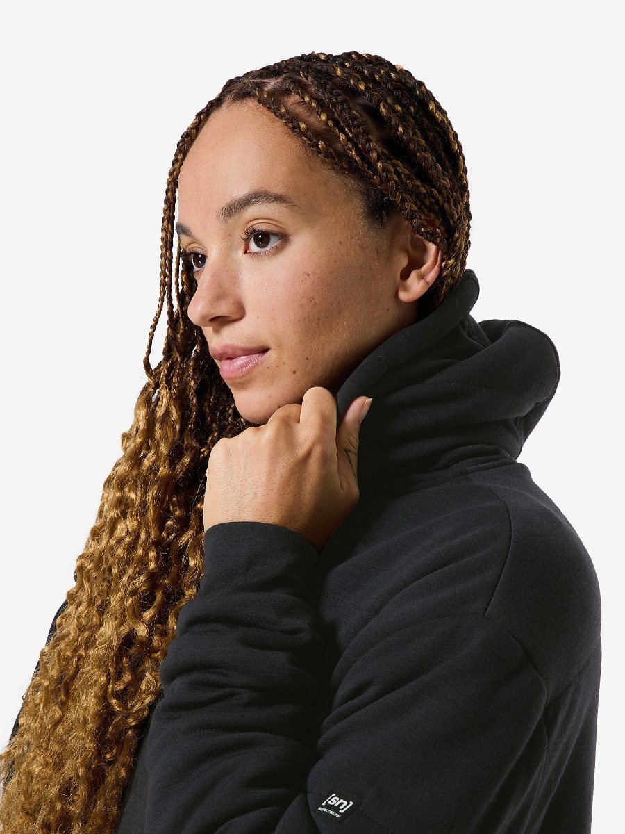 SUPER.NATURAL Hoodie für Damen, Merino W DWR HOODIE wasserabweisend