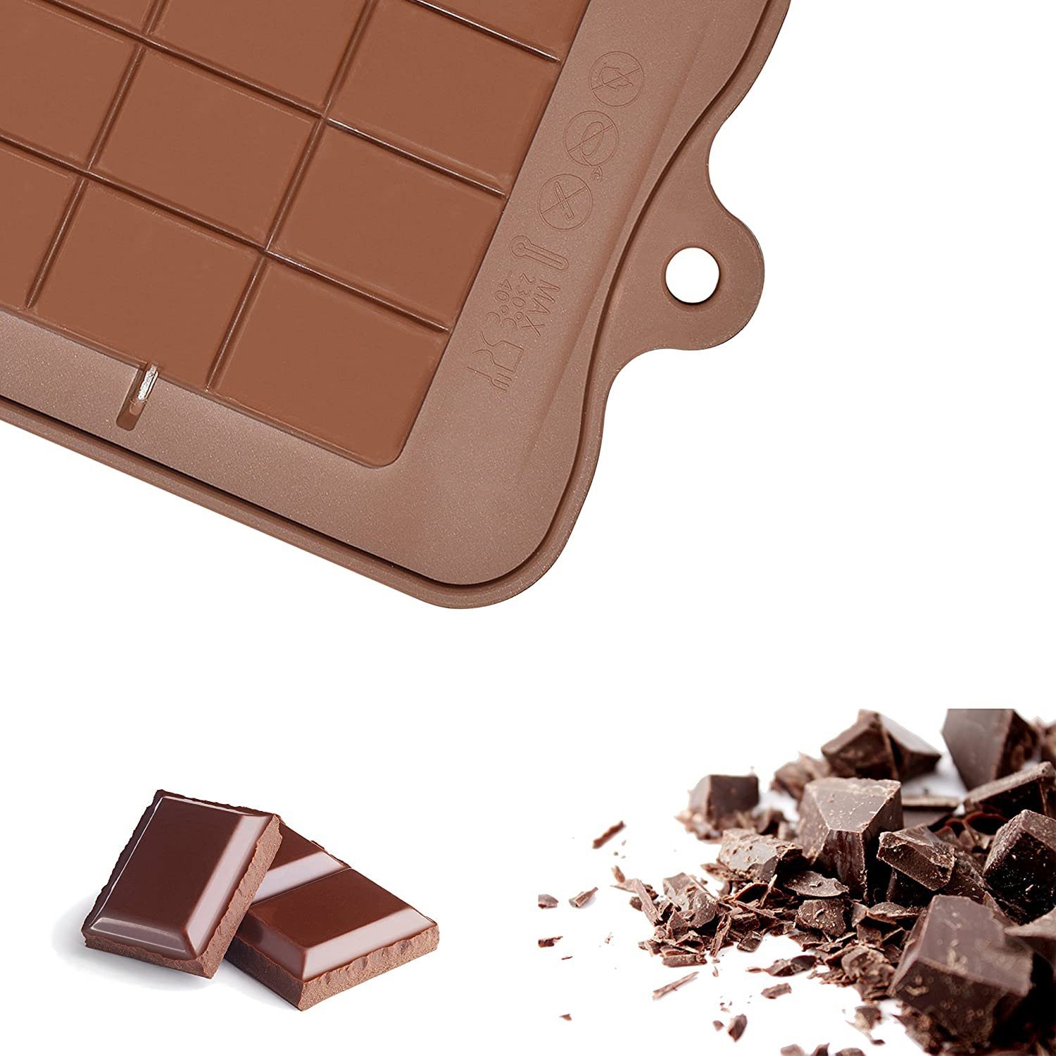Schokoladenformen, Set Zggzerg mit Brechbare Packungen zggzerg Eisform 4