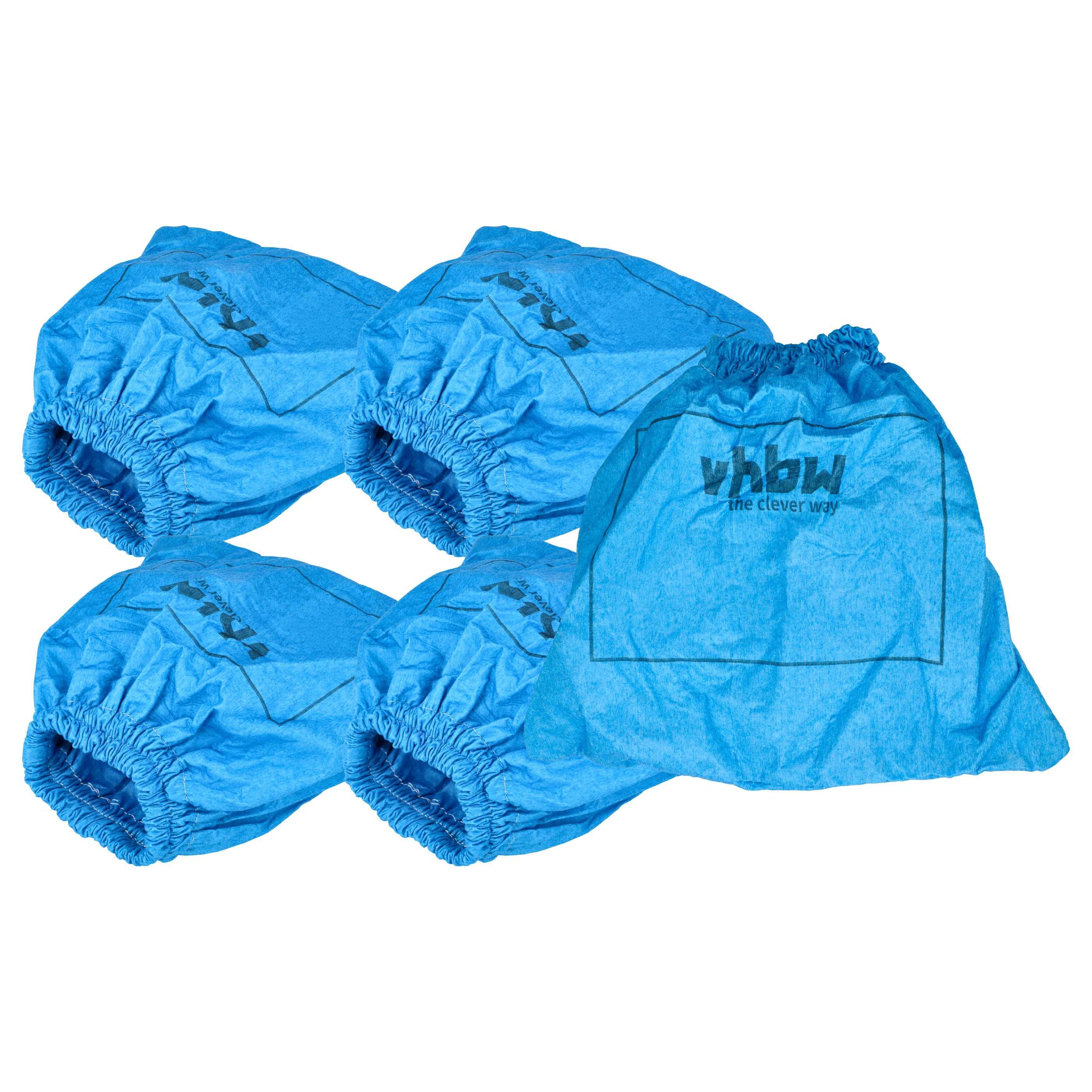 Vhbw 10x Sacchetti Compatibile Con Nilfisk Multi 30 T VSC Inox Aspirapolvere In Microfibra Bianco 83732075