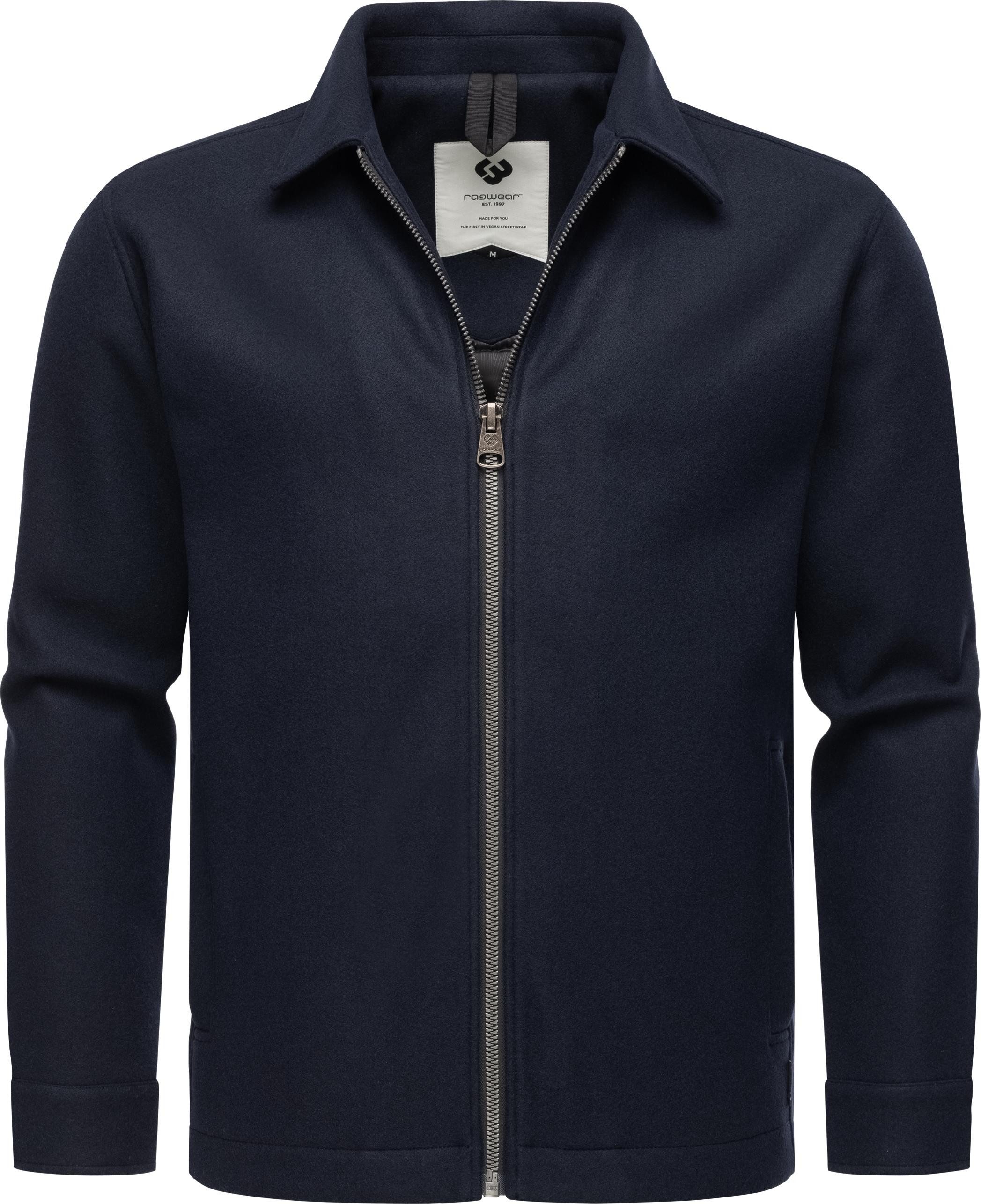 Ragwear Outdoorjacke Azzte Felt stylische Herren Hemdjacke in Woll-Optik günstig online kaufen