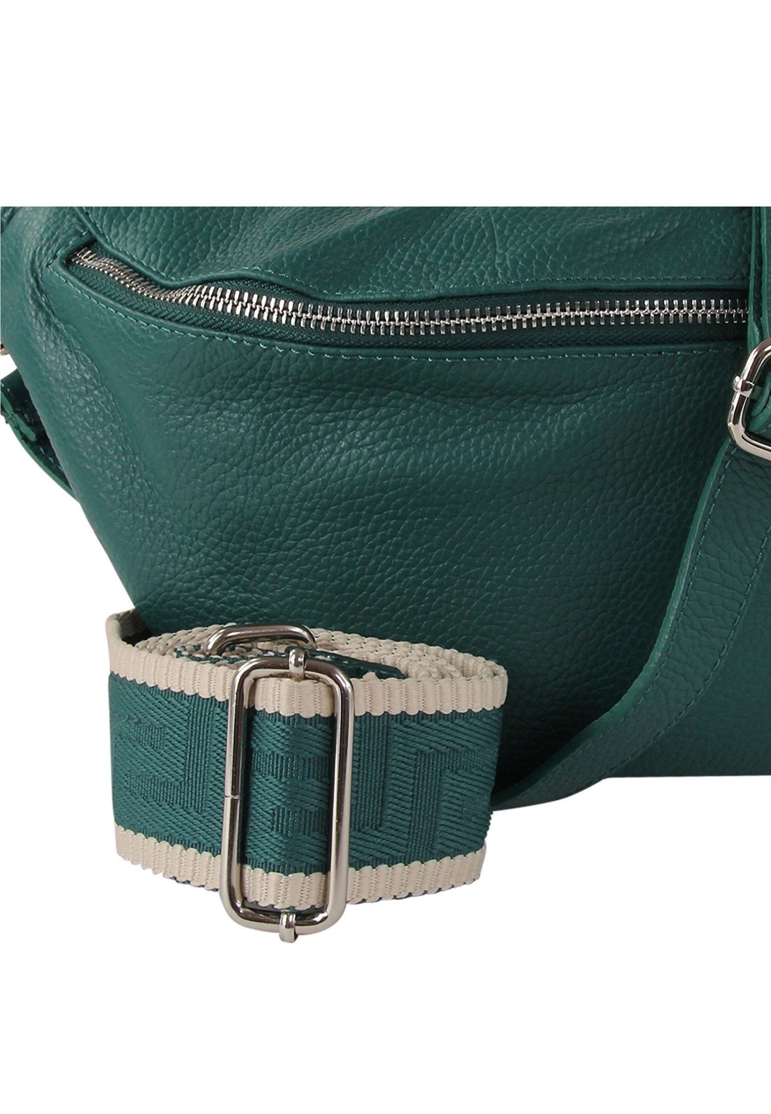 Toscanto Gürteltasche Toscanto hellgrünfarbene Gürteltasche (Gürteltasche), Damen Gürteltasche Echtes Leder, hellgrün