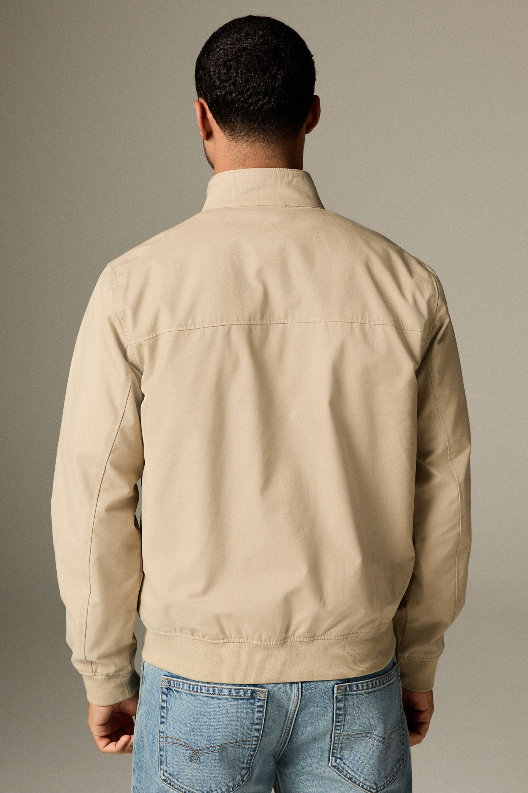 Next Blouson Wasserabweisende Harrington-Jacke mit Karofutter (1-St) günstig online kaufen