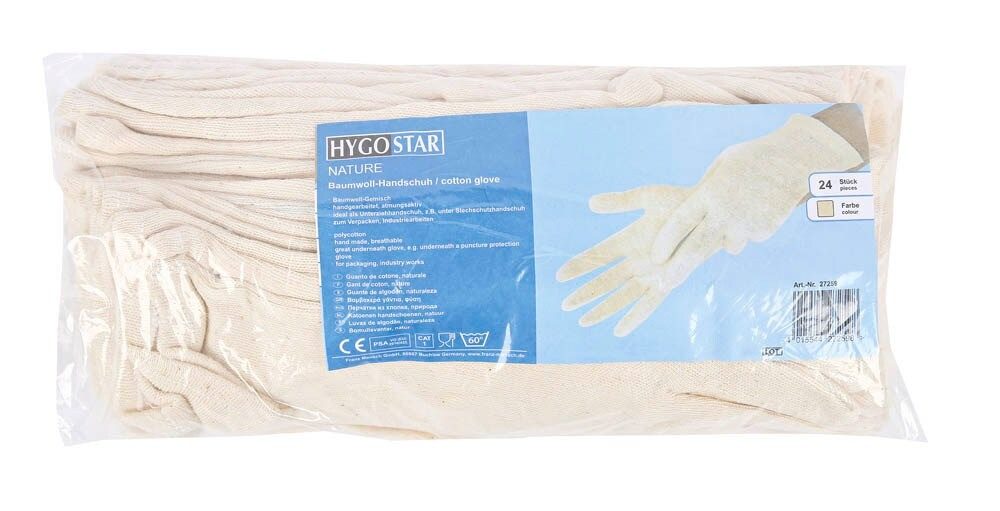 HYGOSTAR Arbeitshandschuhe HYGOSTAR unisex Arbeitshandschuhe Nature