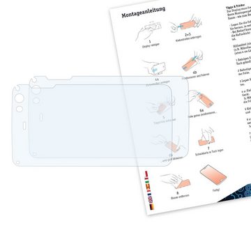 Bruni Schutzfolie Glasklare Displayschutzfolie für Nokia N900, (2 Folien), praktisch unsichtbar