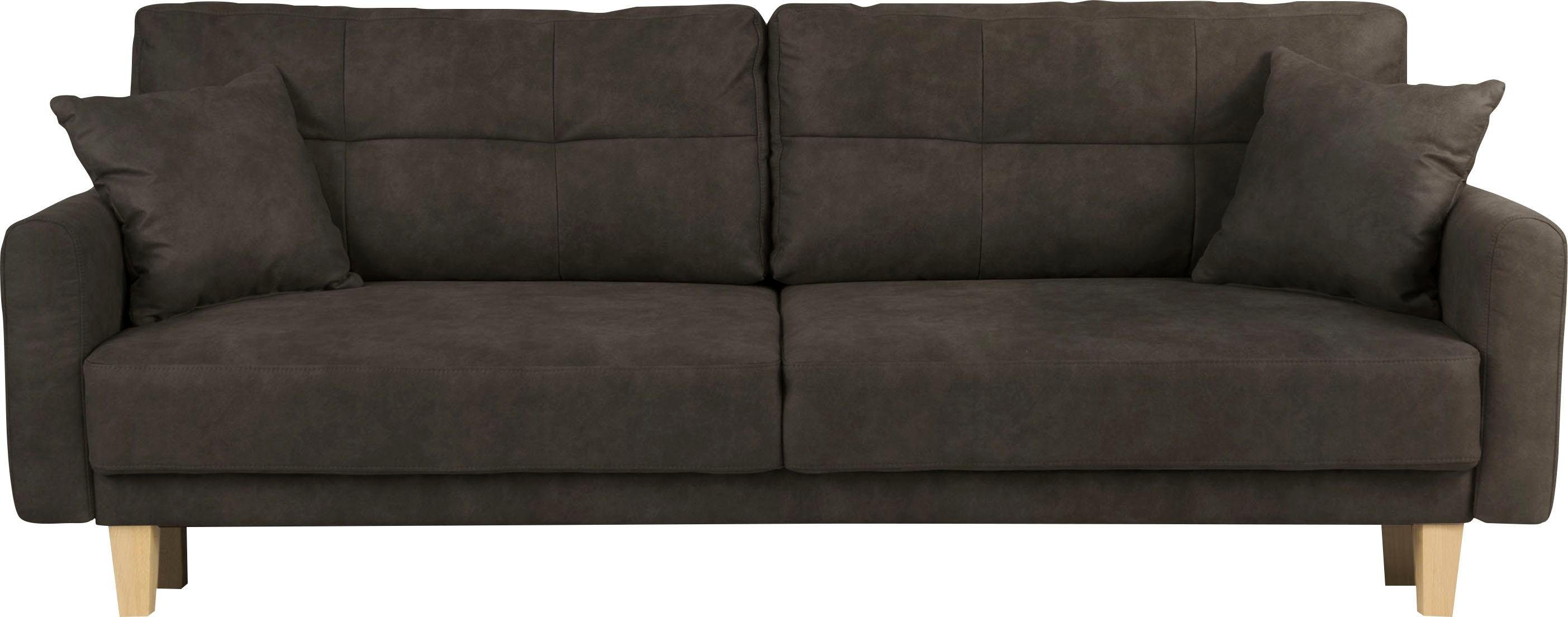 Home affaire 3-Sitzer TRIPLO optionale Schlafsofa günstig online kaufen