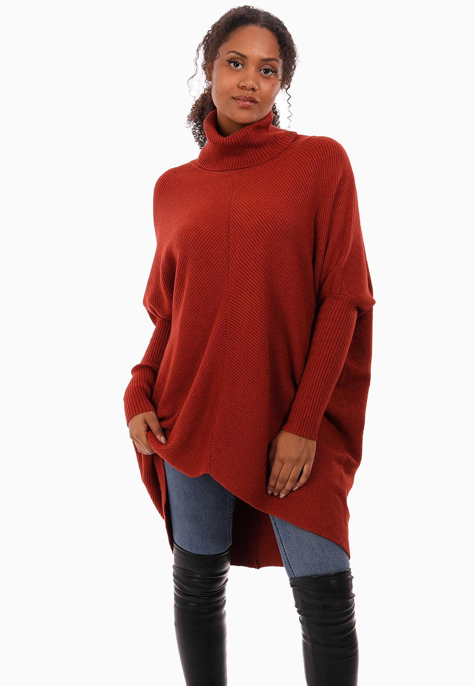 YC Fashion & Style Longpullover „Made in Italy – Oversize-Strickpullover mi günstig online kaufen