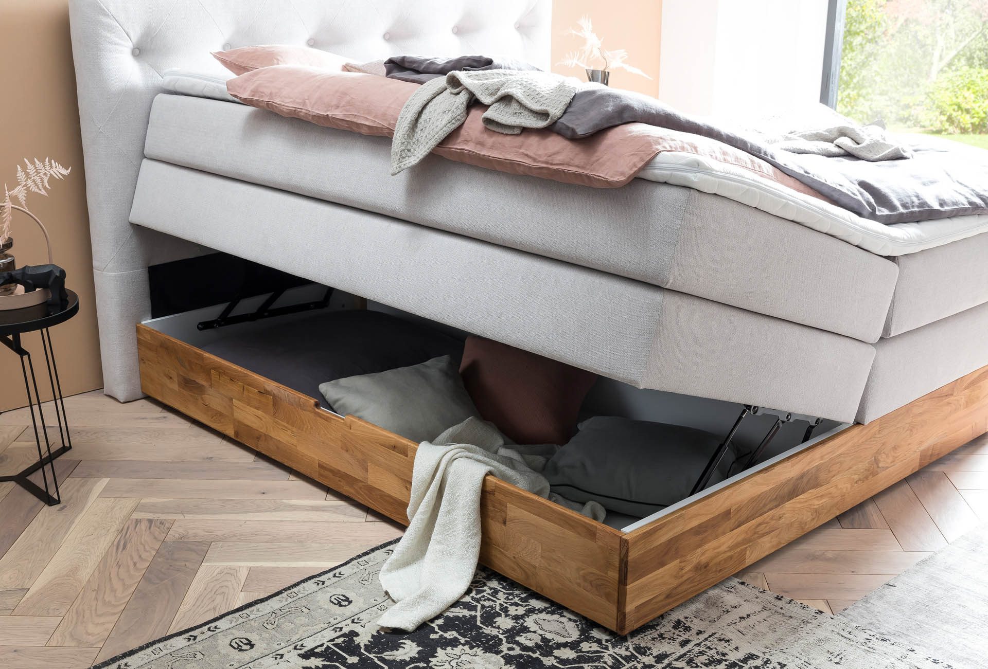 Belanoti Boxspringbett Marbo (Unterbox, Matratze, Topper), 180x200 cm, mit günstig online kaufen