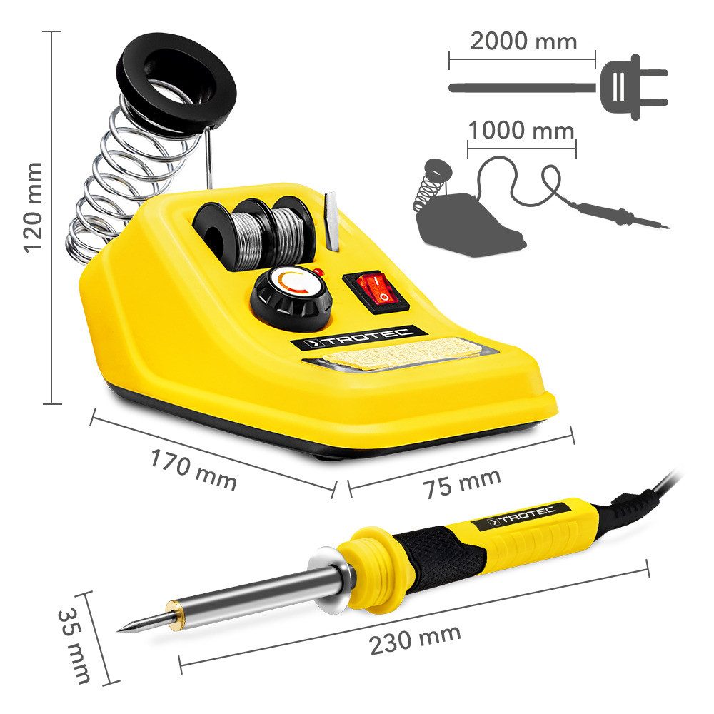 TROTEC Elektroschweißgerät Lötstation PSIS 11-230V Lötkolben Lötgerät Schweißgerät