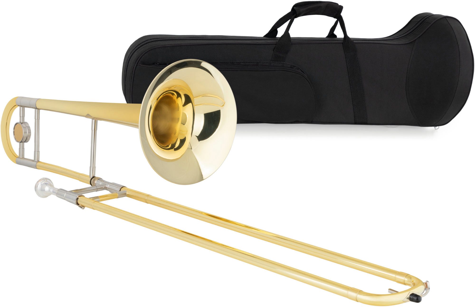 Classic Cantabile Posaune TP-42 Tenorposaune mit Koffer Bb, inkl. Koffer & Mundstück, Schallbecher: 215 mm Messing