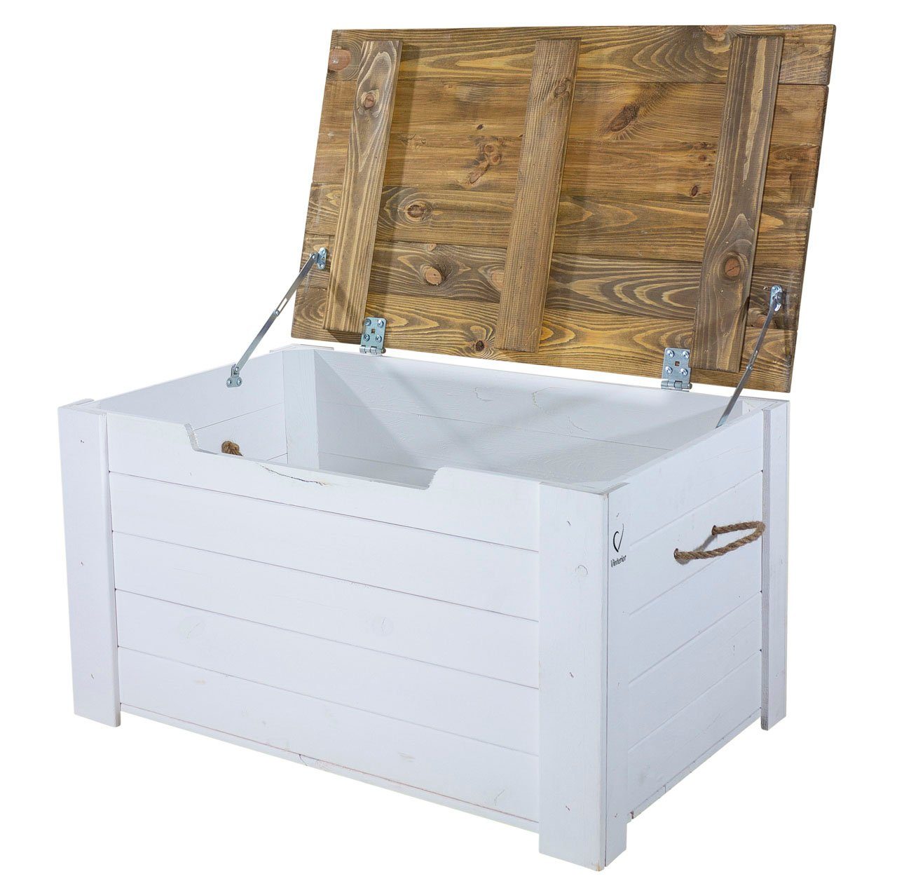 Kistenkolli Altes Land Allzweckkiste Holztruhe Pascale mit Deckel Schatztru günstig online kaufen