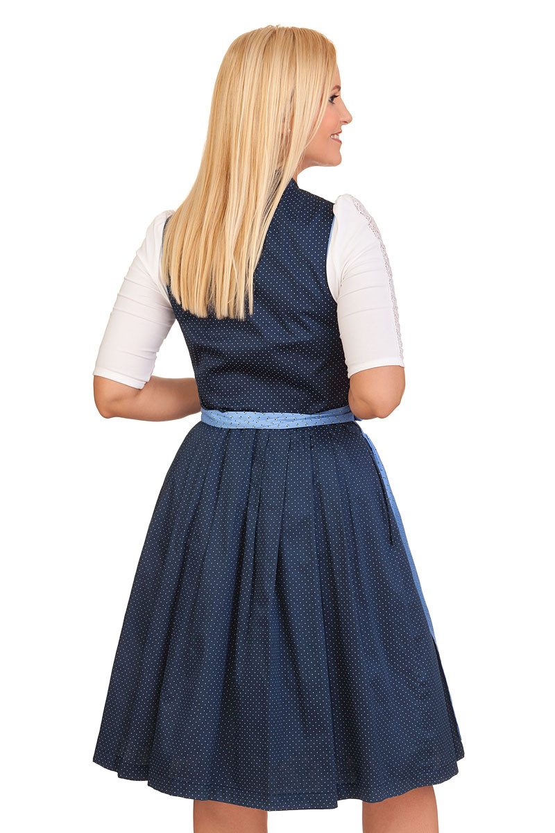 MarJo Dirndl Retro Dirndl 2tlg. - HELENE - dunkelblau