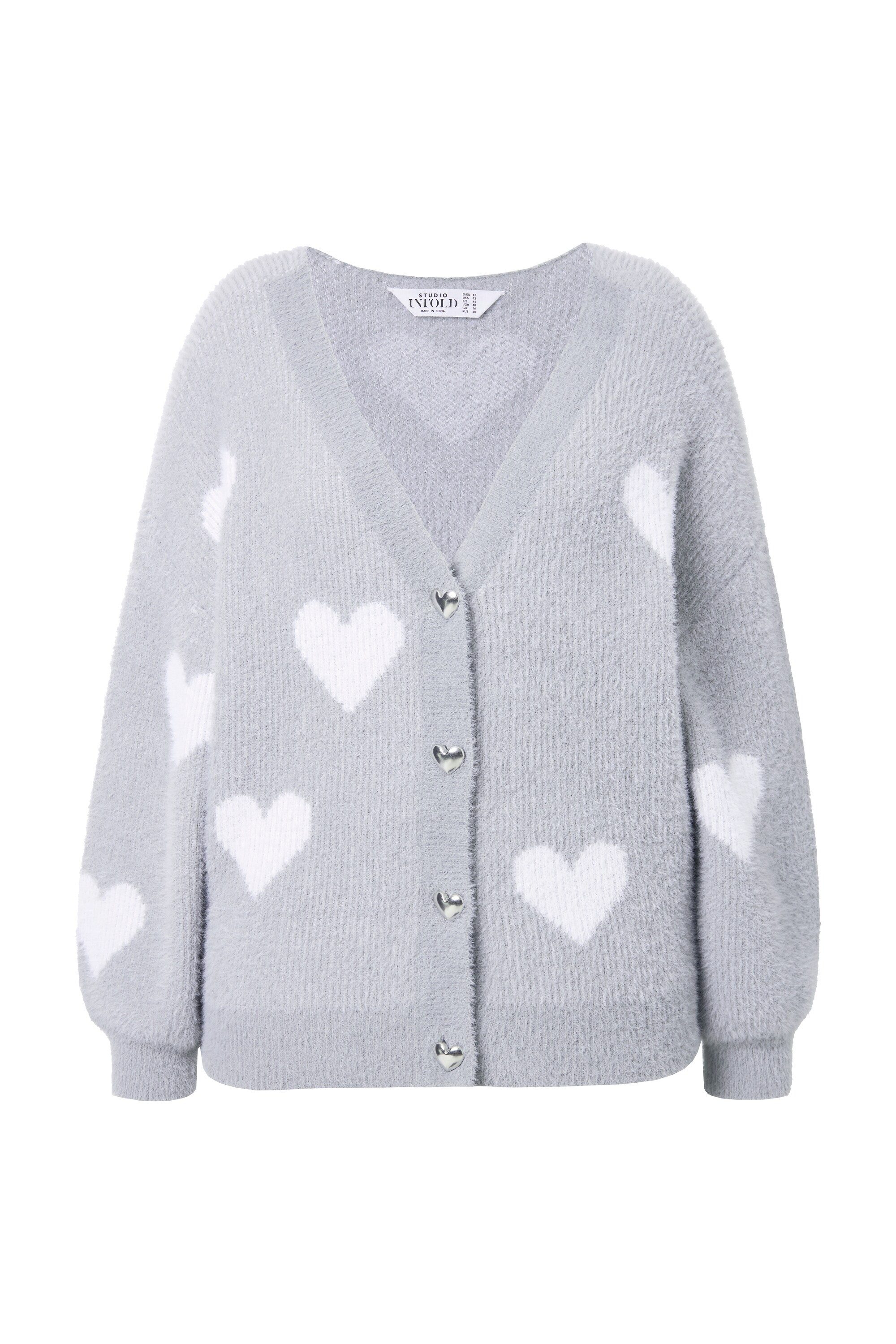 Studio Untold Strickjacke Strickjacke oversized extra weich Hearts günstig online kaufen