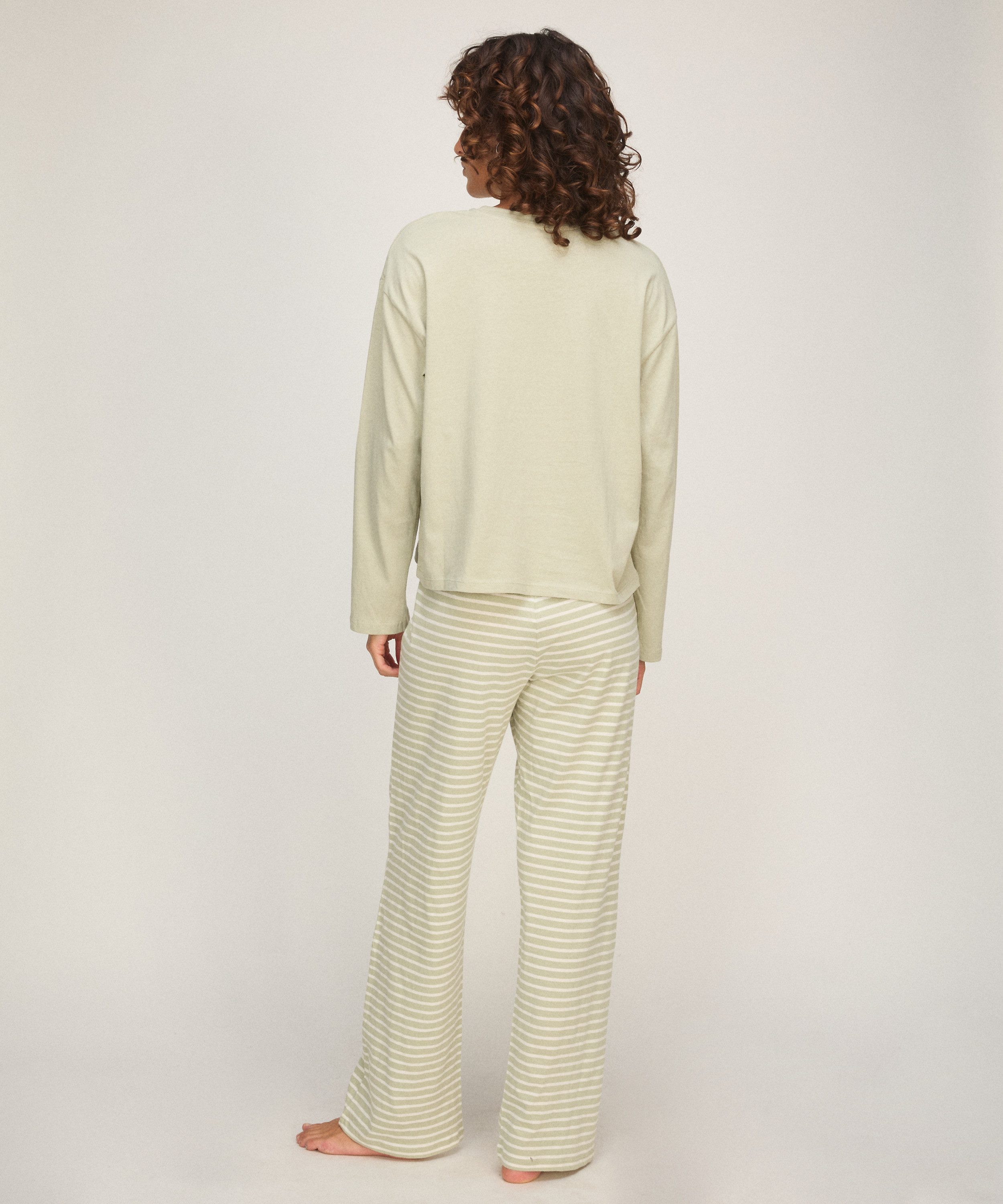 Hunkemöller Pyjama Pyjamaset Baumwolljersey – Bild 4 von 5