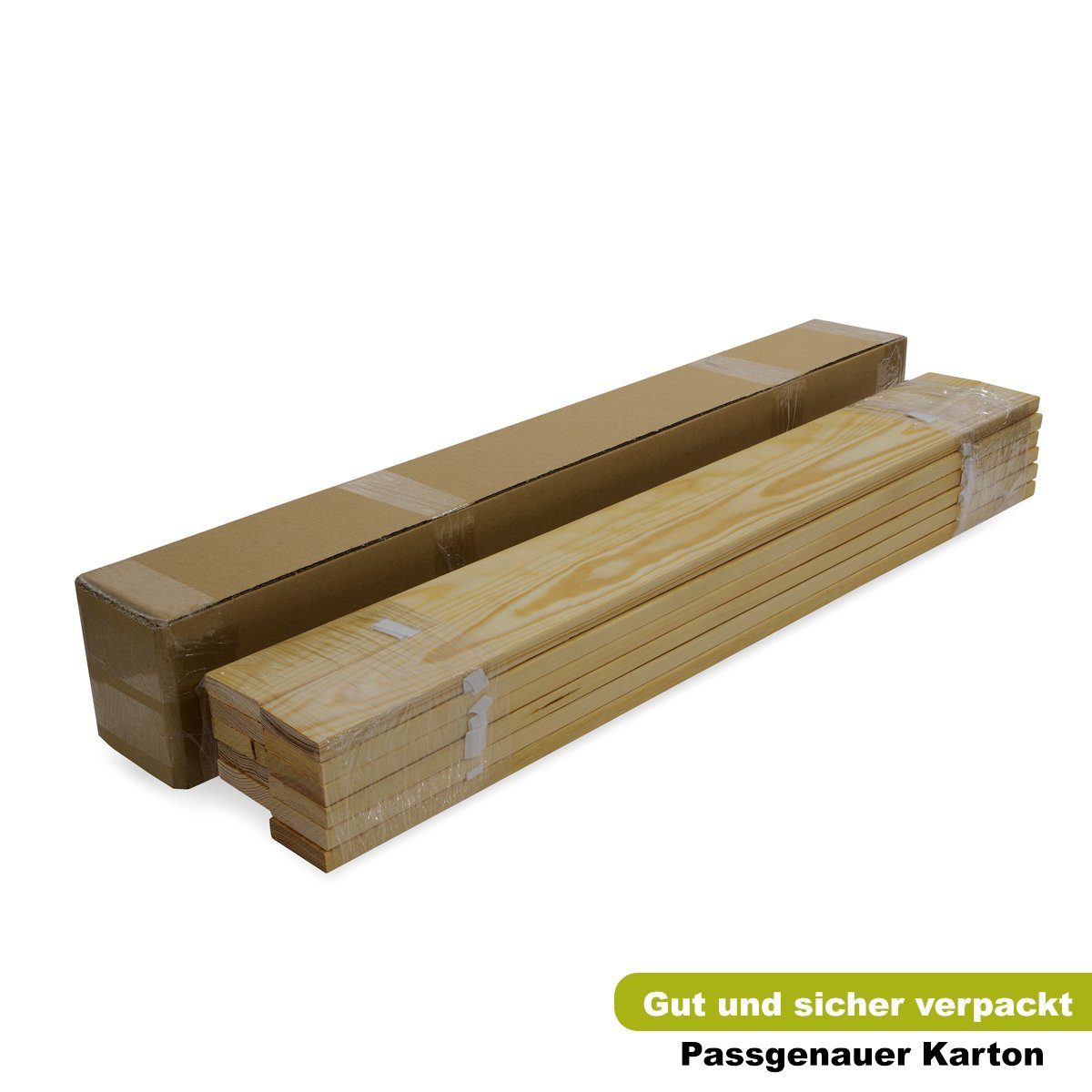 Lattenrost »Lattenrost Bett«, Kiefer Bettrost Lattenrahmen Massiv Rollrost Holz Furnify