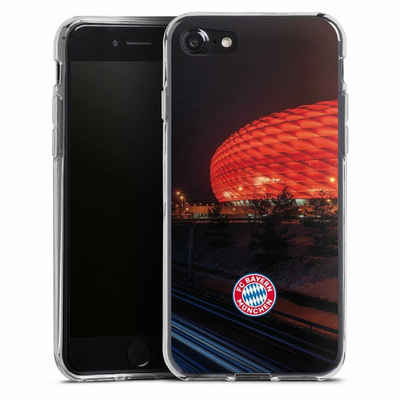 DeinDesign Handyhülle »FC Bayern München FCB Stadion Allianz Arena bei Nacht FCB«, Apple iPhone SE (2020) Silikon Hülle Bumper Case Handy Schutzhülle