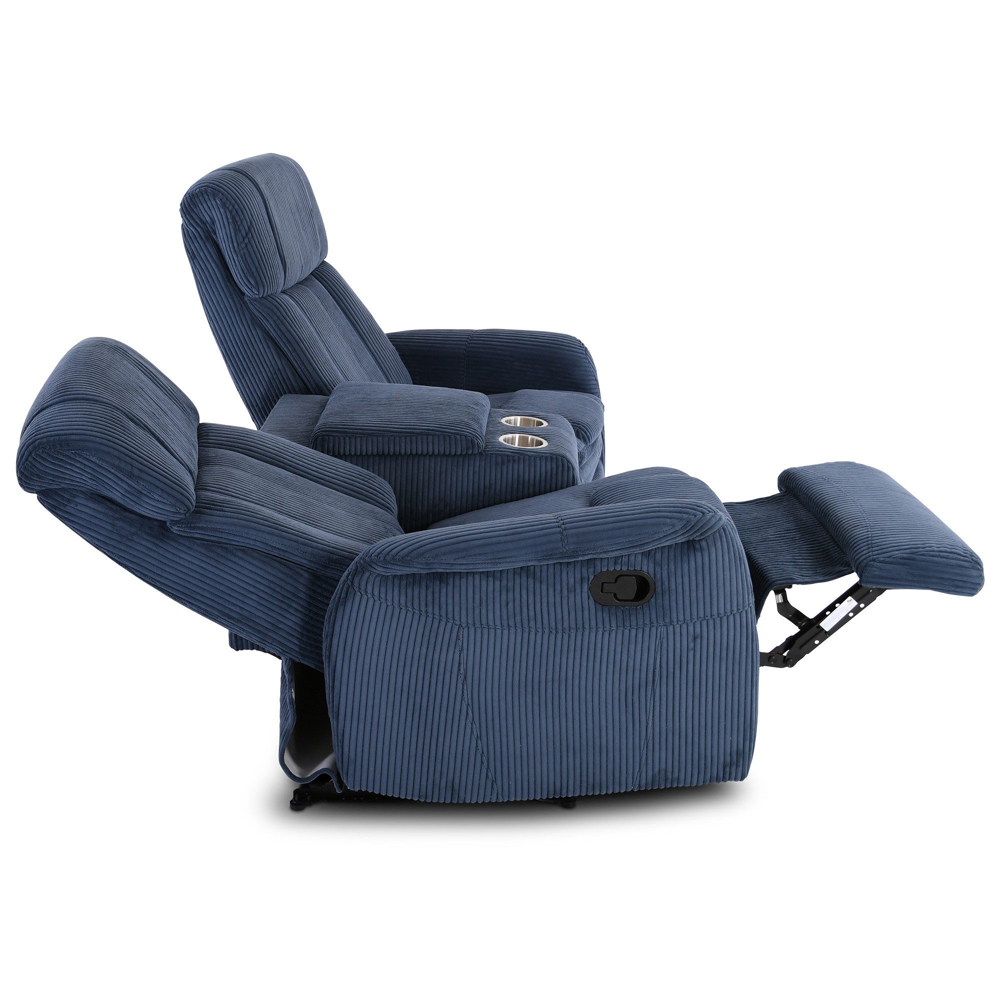Raburg 2-Sitzer Kinosessel, 2er-Fernsehsessel mit Relaxfunktion, mechanisch, Maxx, mit Liegefunktion, für 2 Personen, Belastbarkeit je Sitzplatz 150 kg