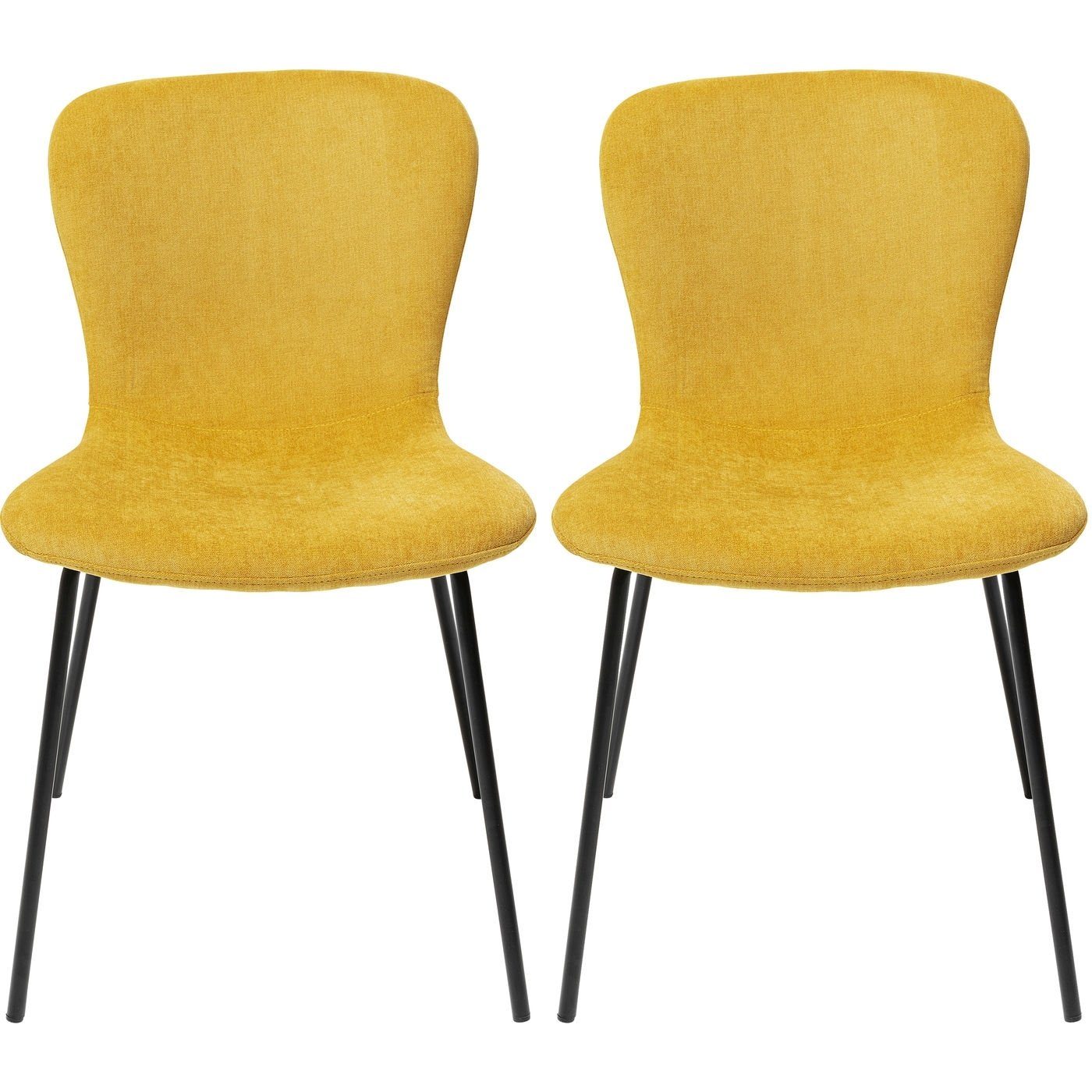 KARE Stuhl »Stuhl Frida Gelb 2Set«, Farbe: Gelb online ...