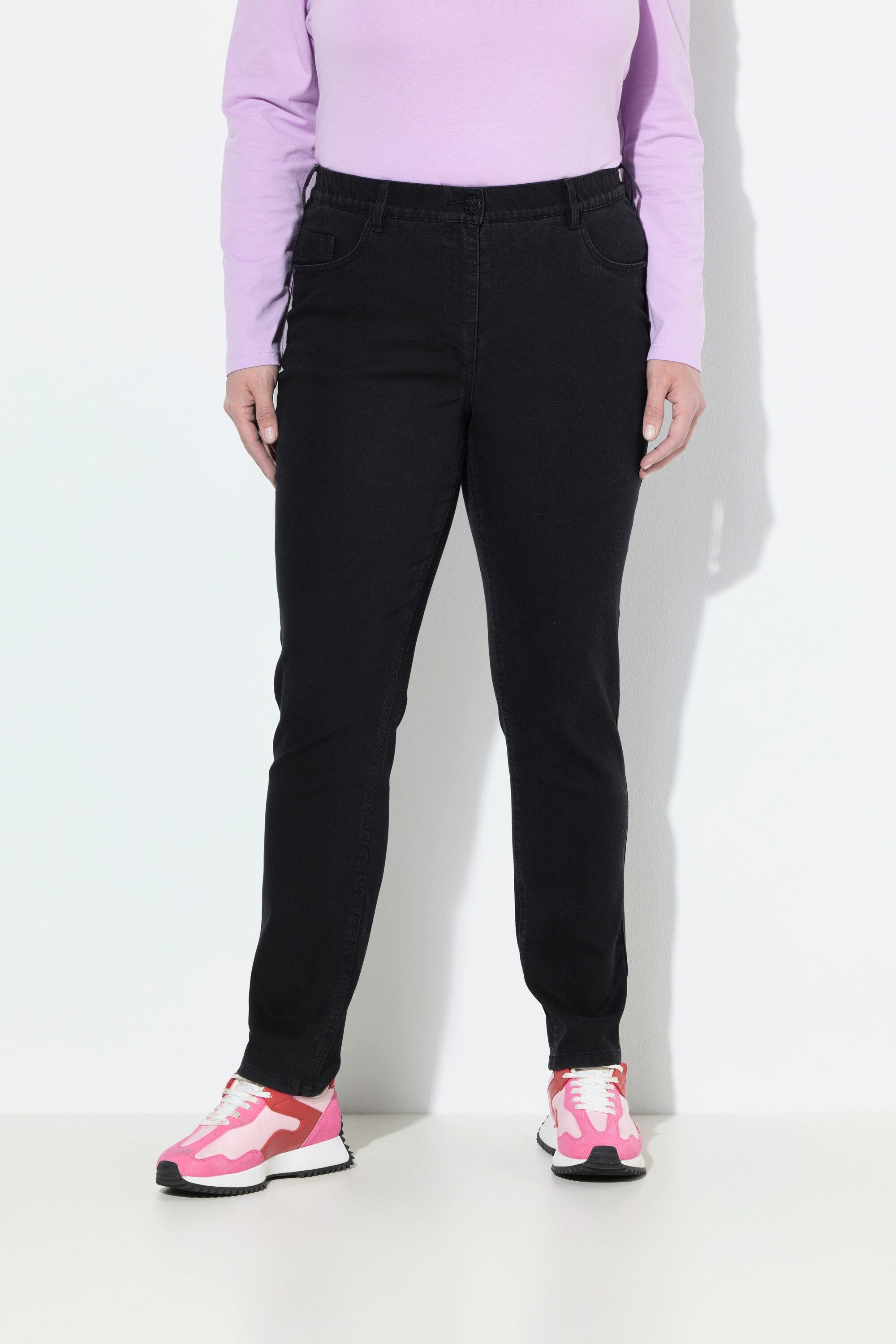 Ulla Popken Regular-fit-Jeans Jeans Mia Stretchdenim Komfortbund