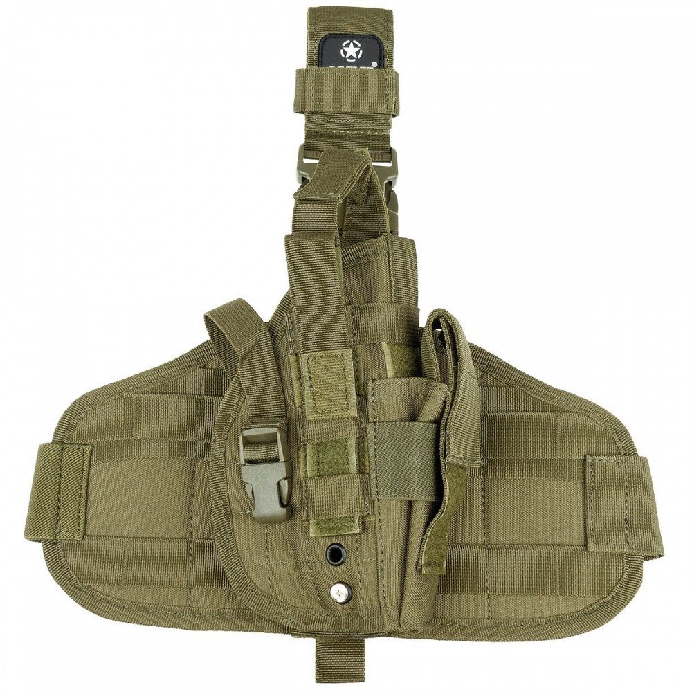 MFH Beintasche Pistolenbeinholster, "Molle", flecktarn.