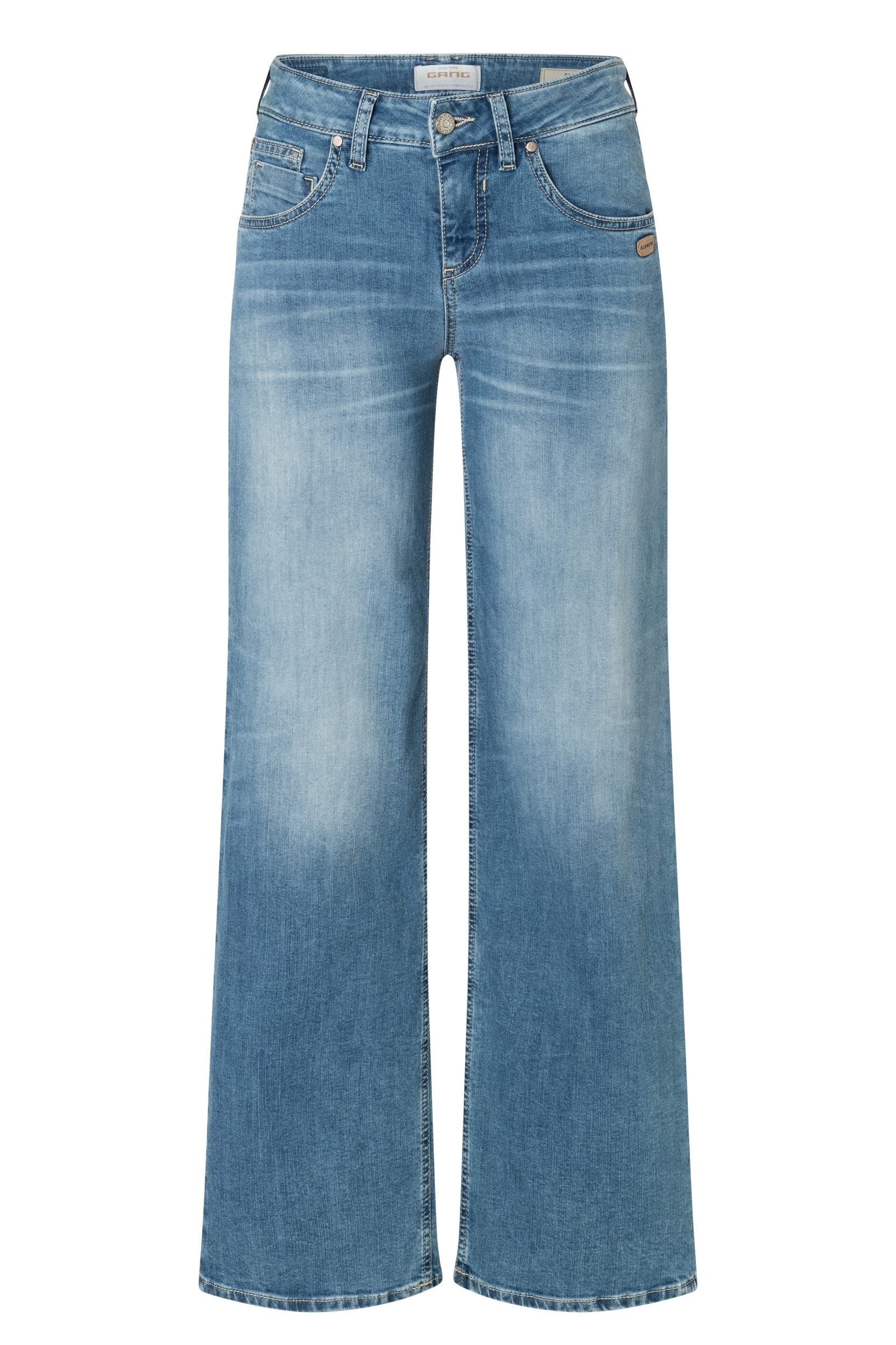 GANG Gerade Jeans 94RIVER - Damen Baggy Jeans - Straight Fit - Low Rise - w günstig online kaufen