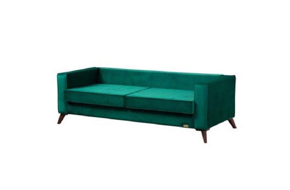 Textil Modern Sofa Made Sitzer in Sofa JVmoebel Polsterung Grüne Neu, Couch Europa 3