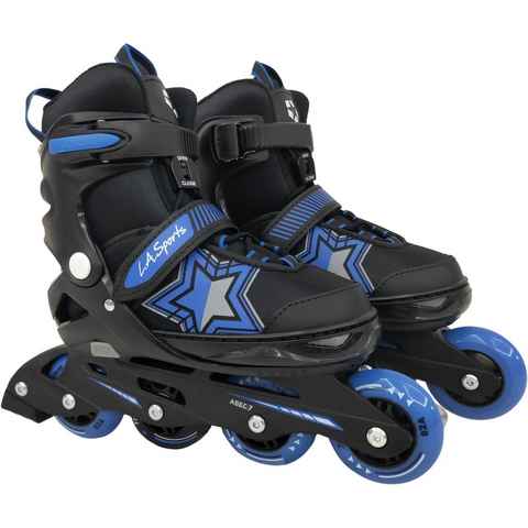 L.A. Sports Inlineskates Inliner Skate Softboot Kinder Jugendliche Größenverstellung