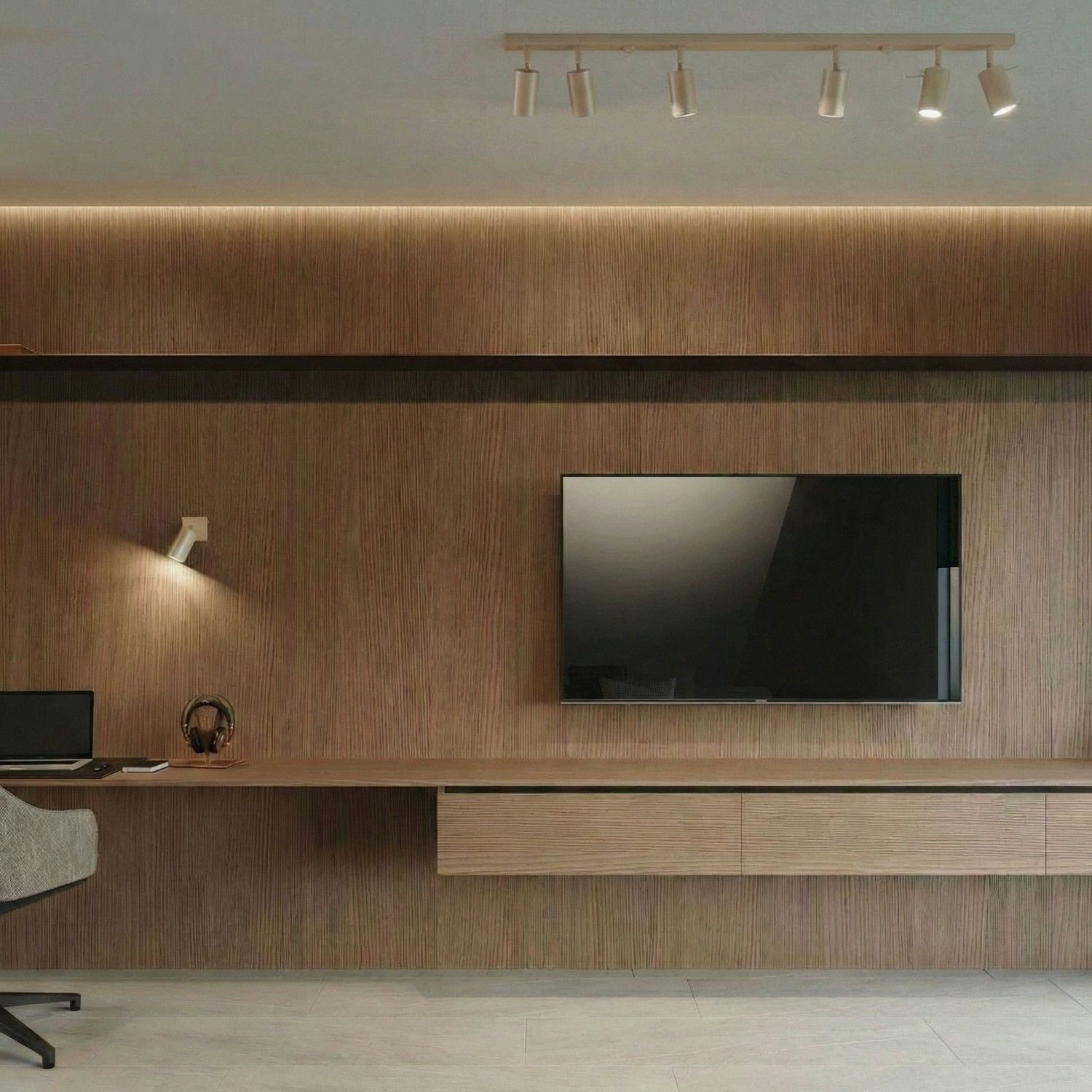 Licht-Erlebnisse Deckenstrahler ETNA, ohne Leuchtmittel, GU10 verstellbar länglich Modern Strahler