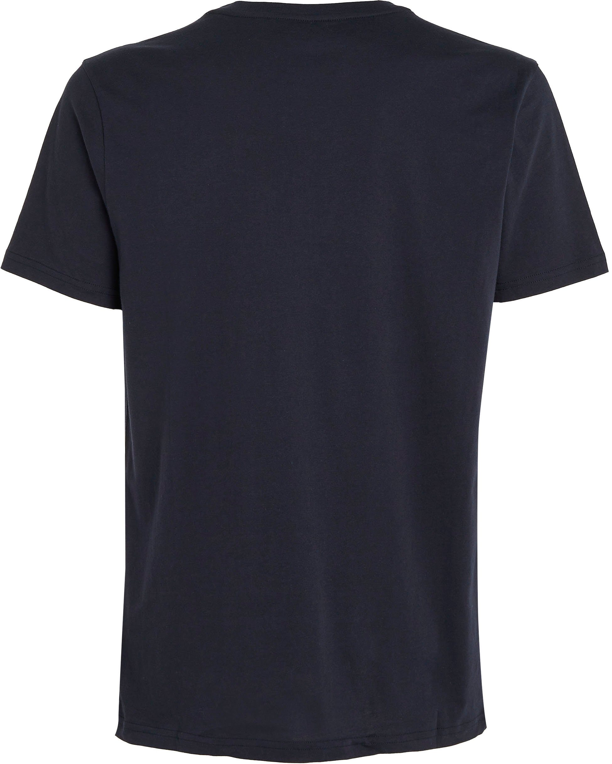 Desert-Sky-(dunkelblau) SS Underwear Hilfiger Markenlogo-Druck Tommy T-Shirt Hilfiger TEE mit CN Tommy LOGO