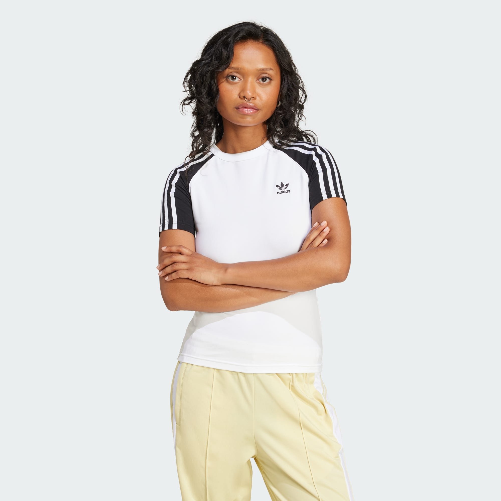 adidas Originals Longsleeve ADICOLOR 3-STREIFEN RAGLAN günstig online kaufen
