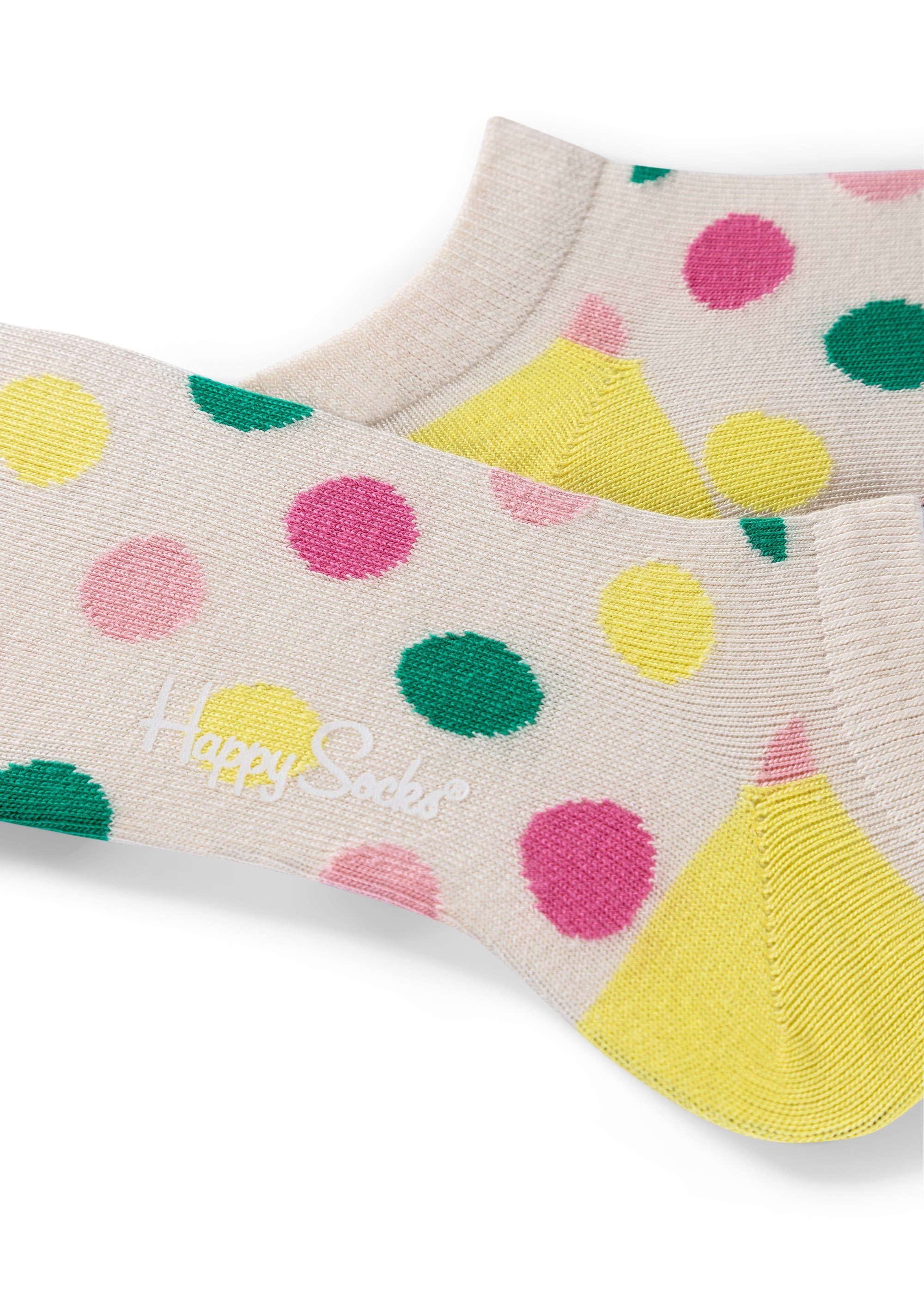 Kids Strawberry gekämmte Low Happy Daisy-Cloudy Sneakersocken Baumwolle Socks 4-Pack