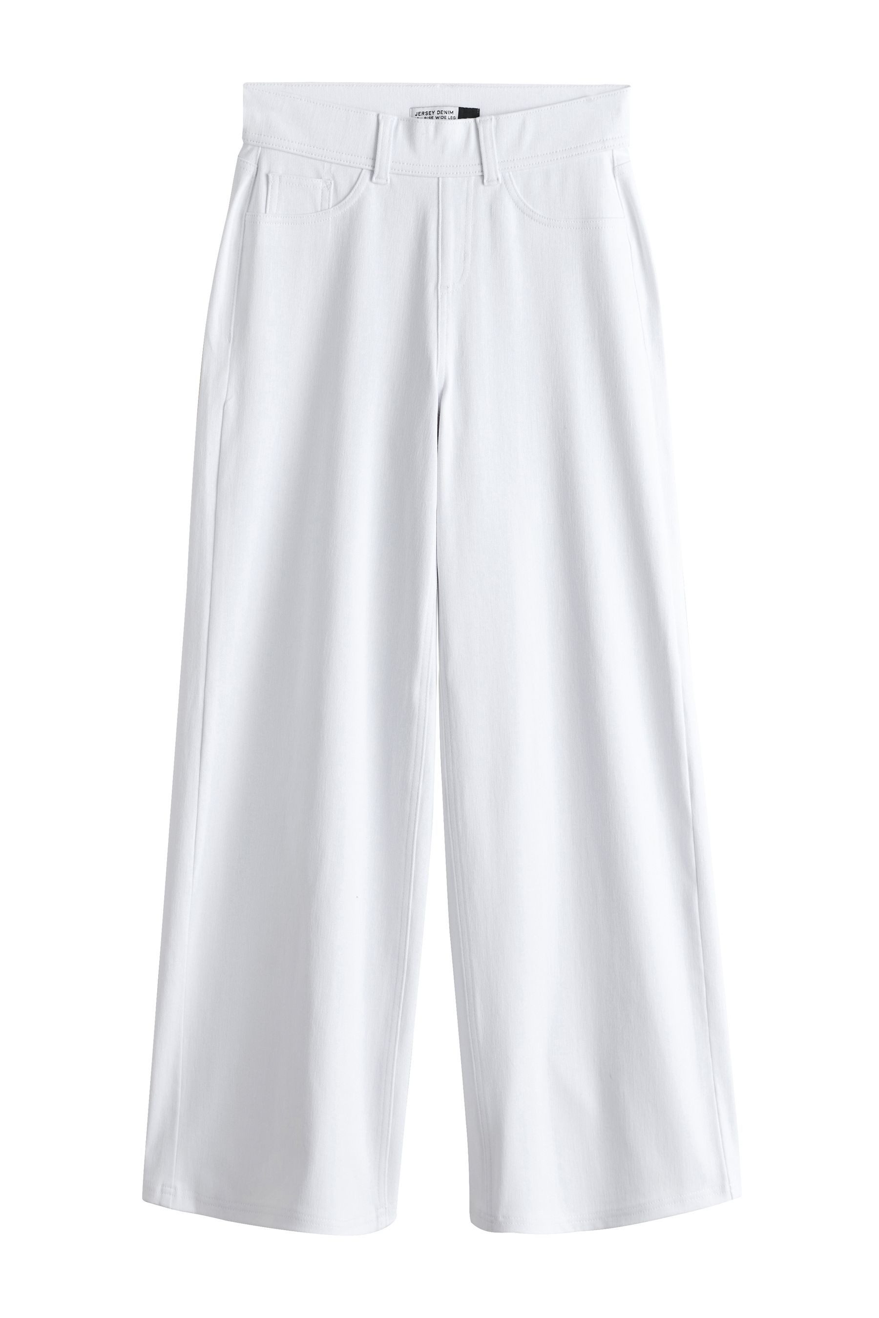 Next Jeansleggings Denim-Hose aus Jersey mit weitem Bein (1-tlg)