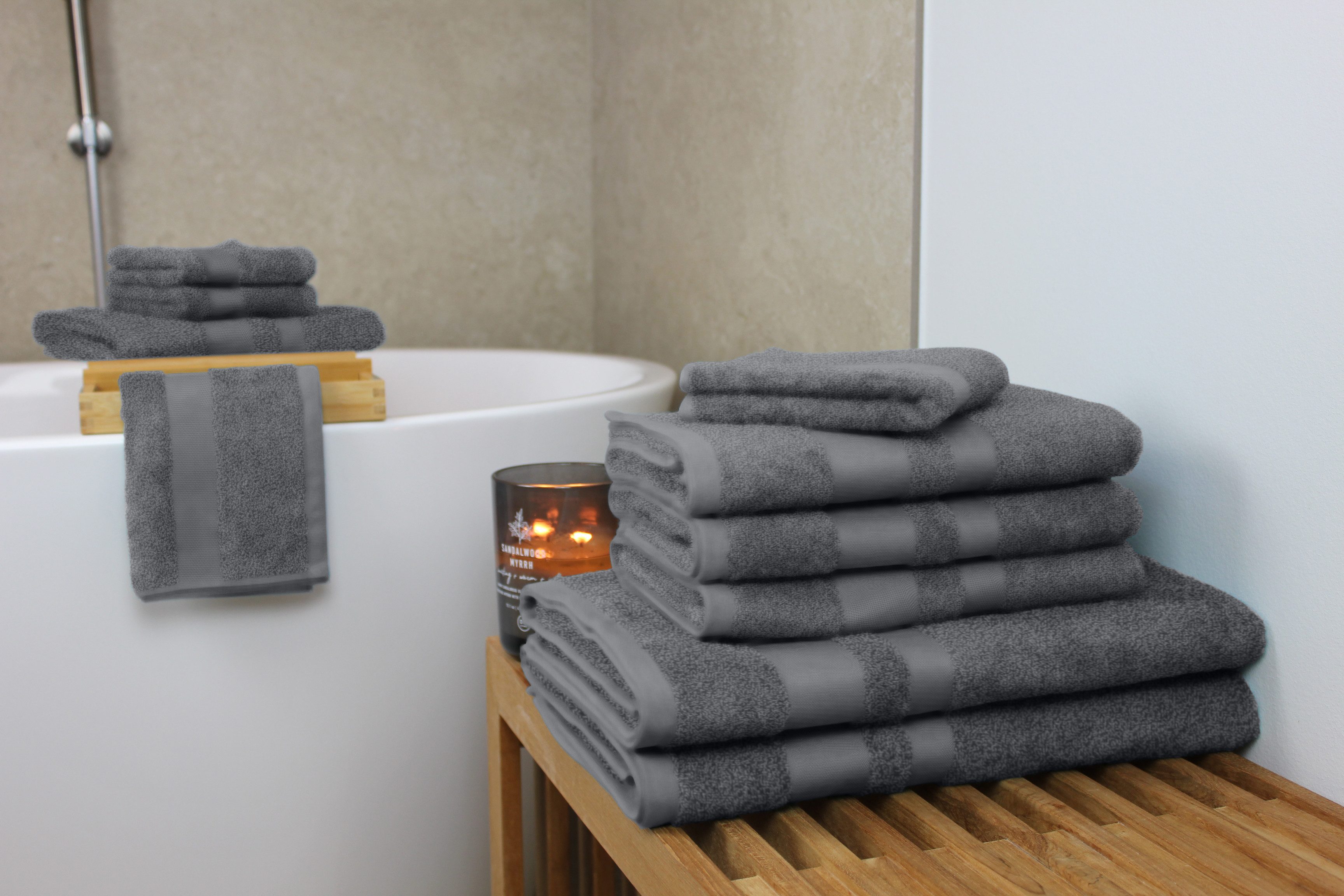 OTTO home Handtuch Set Vanessa, 10-tlg Handtuch-Set, in Standard- und Premium-Qualität, weich, Walkfrottee (Set, 10-St), 100% Baumwolle, Duschtücher, Handtücher, Gästetücher, mit Bordüre