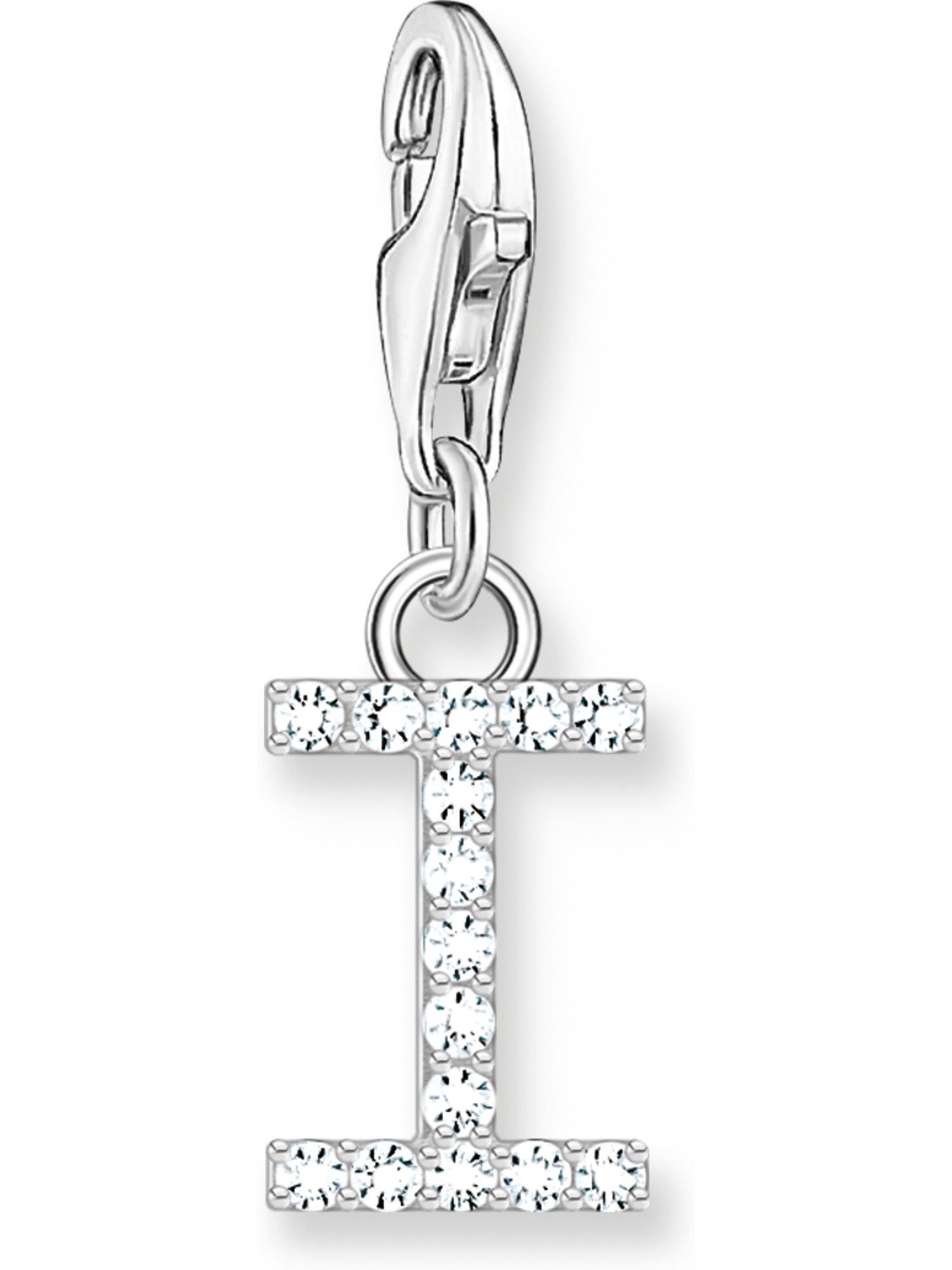 THOMAS SABO Kettenanhänger Thomas Sabo Damen-Charm 925er Silber Zirkonia