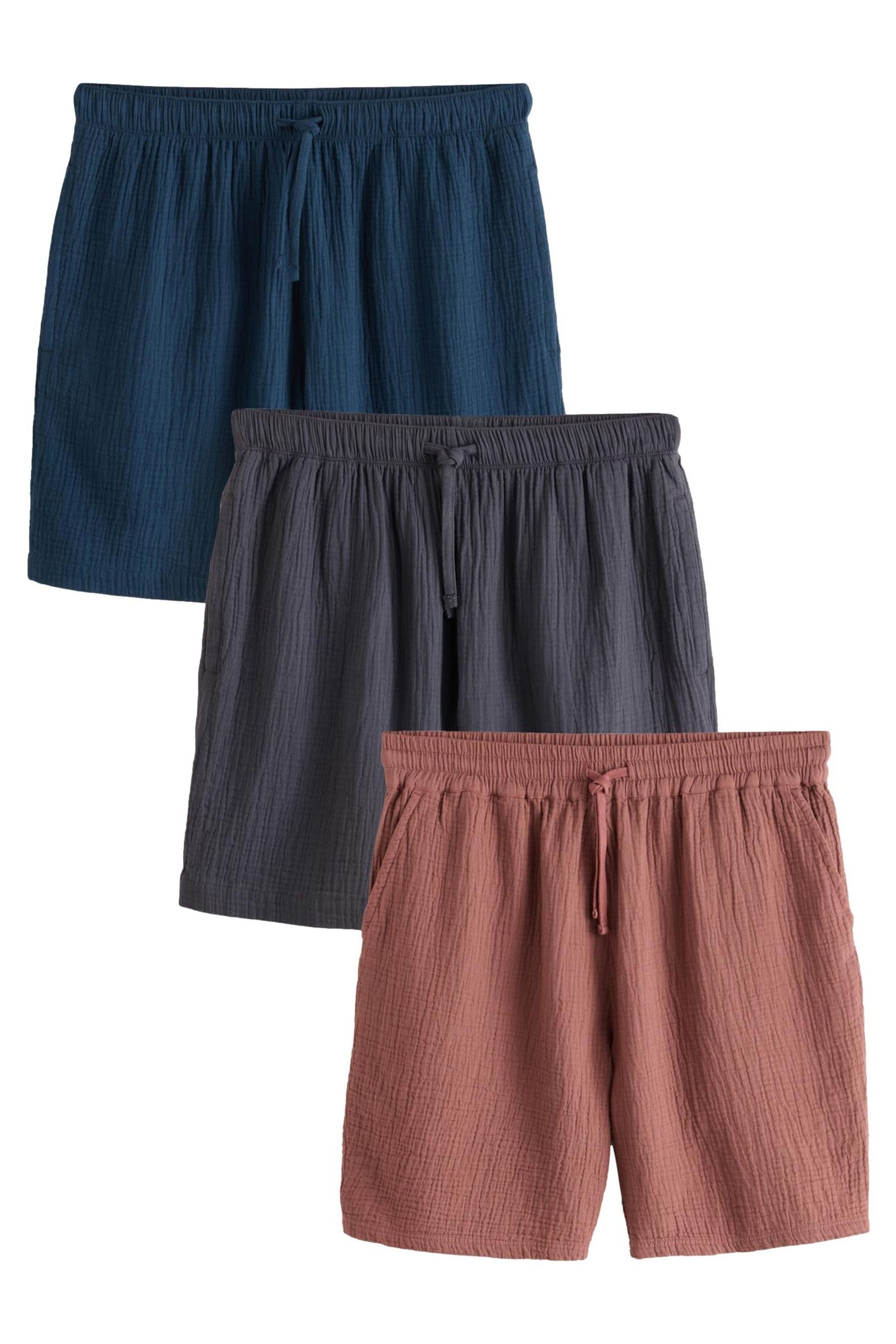 Shorts Shorts aus Mulltuch, 3er-Pack
