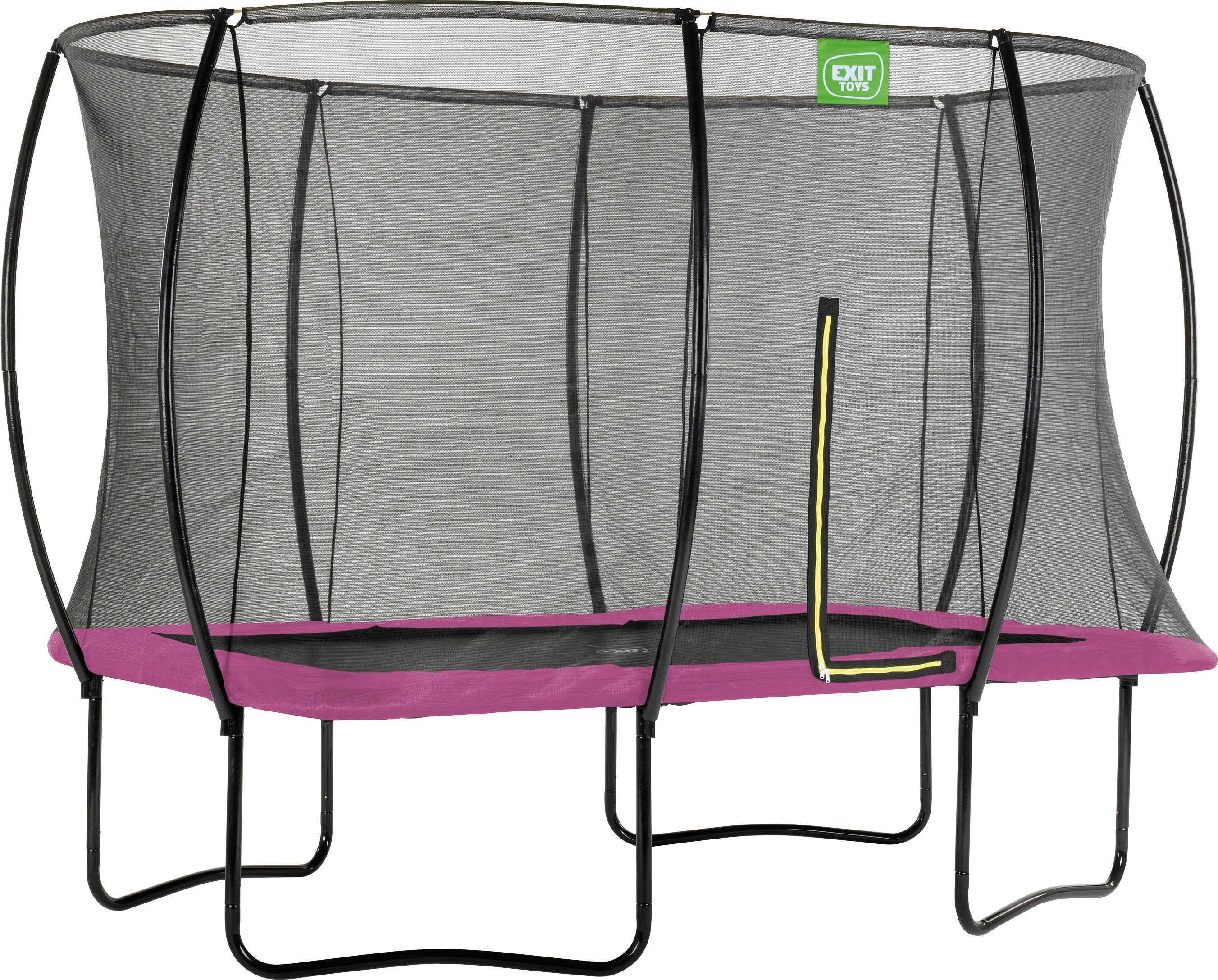 EXIT Gartentrampolin Silhouette, mit Sicherheitsnetz