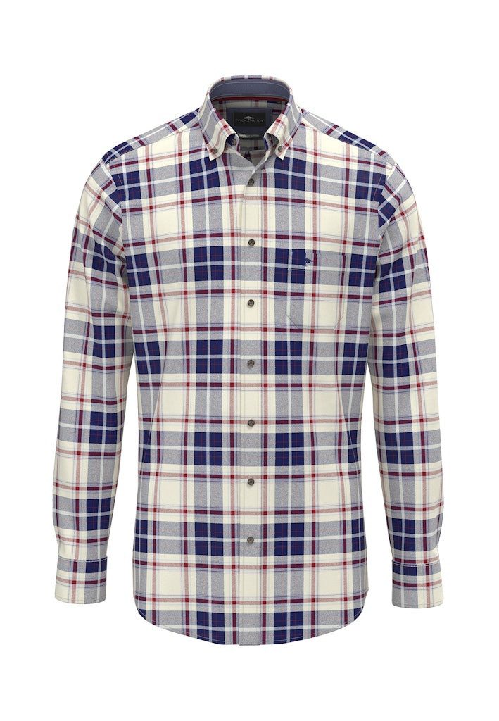 Businesshemd Fynch-Hatton / He.Hemd langarm / Flannel Check, B.D., 1/1
